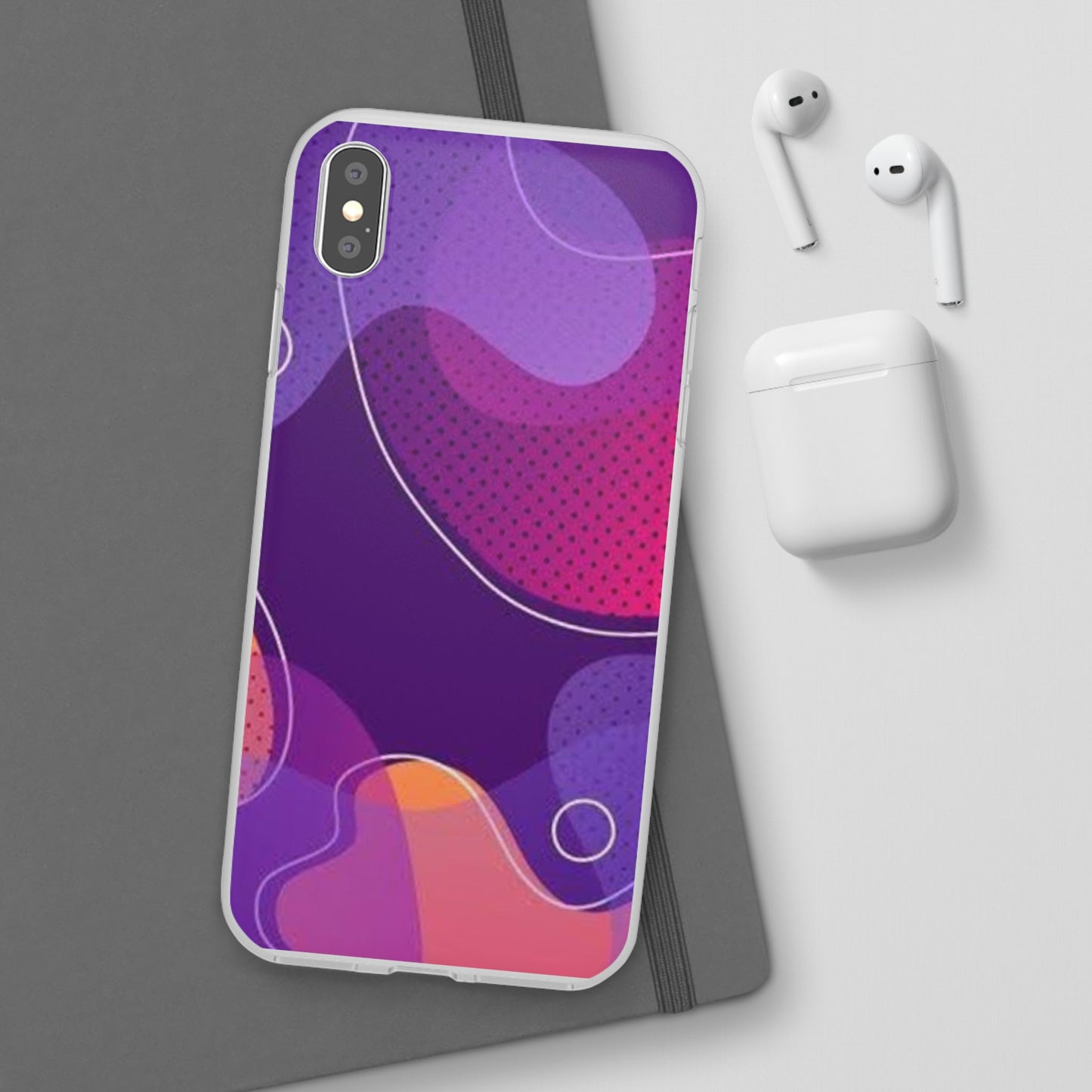 Colorful Abstract Phone Case, Trendy Smartphone Cover, Vibrant Phone Accessory, Gift for Her, Modern Trendy Design