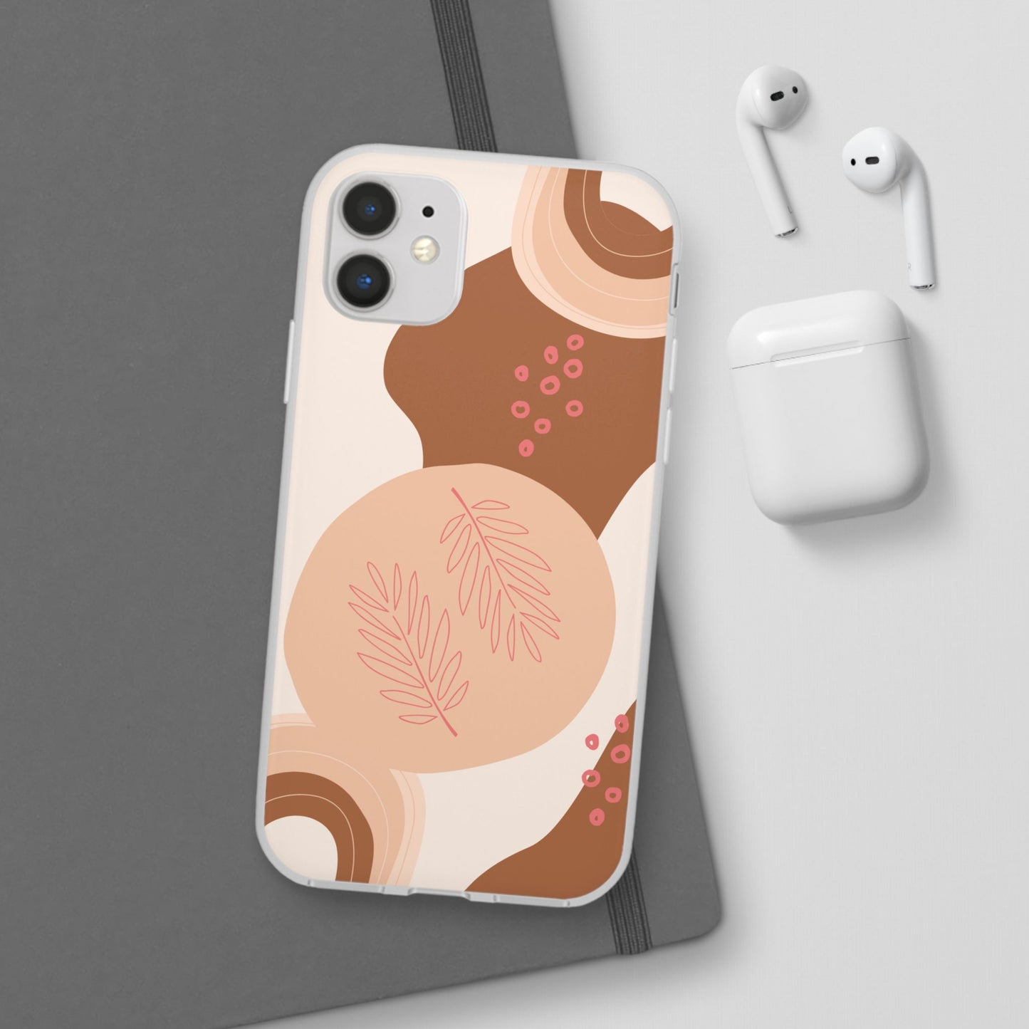 Boho Chic Flexi Cases | Trendy Phone Cover, Gifts for Her, Modern Design, Aesthetic Accessories, Nature-Inspired