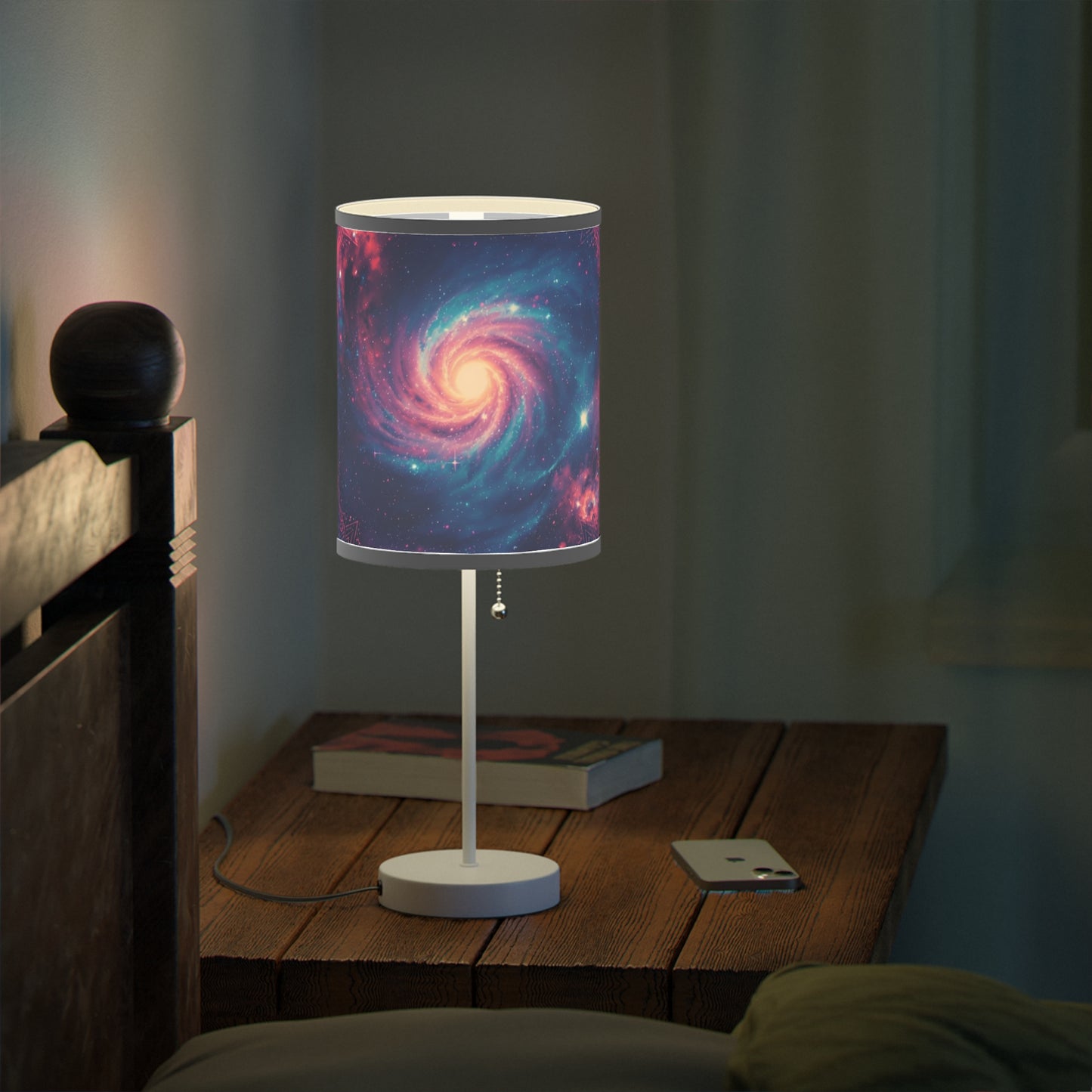 Cosmic Swirl Table Lamp - Galaxy Decor for Dreamy Spaces, Unique Gift for Home, Nightlight, Bedroom, or Study