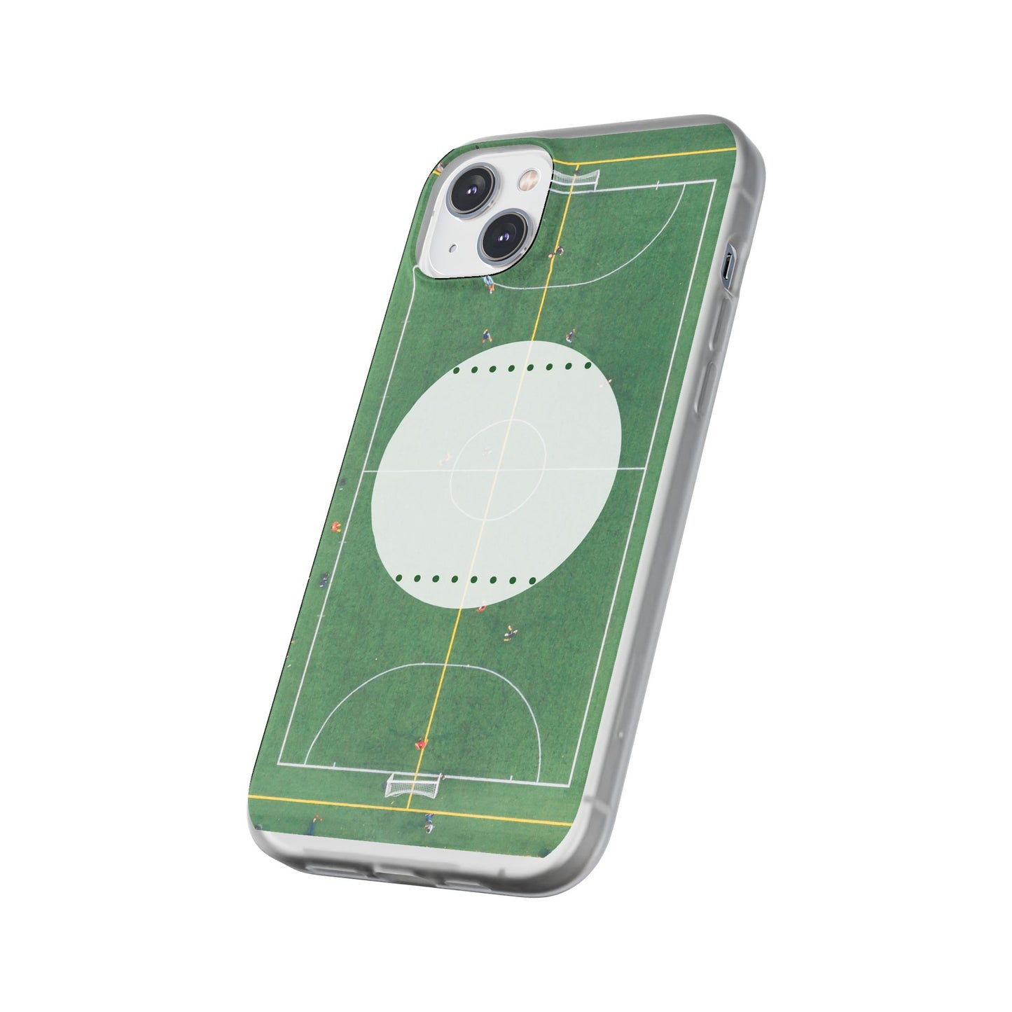 Soccer Field Phone Cases, Sporty Flexi Cases for Sports Lovers, Gift for Athletes, Unique Phone Cover, Perfect for Game Day