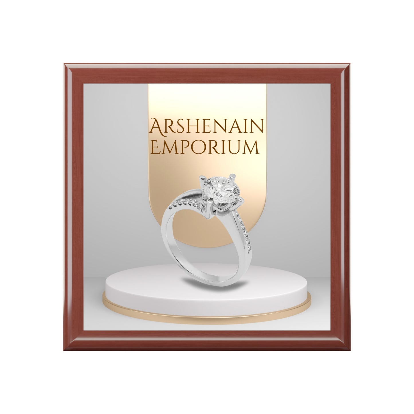 Elegant Jewelry Box for Rings, Perfect Gift for Anniversaries, Birthdays, Brides, Jewelry Organizer, Keepsake Storage
