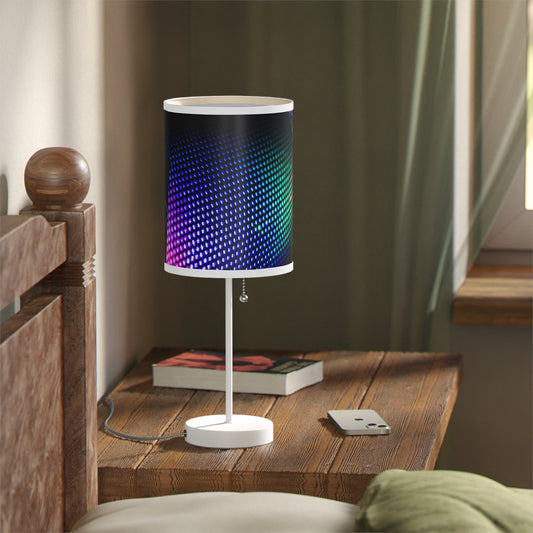 Colorful LED Table Lamp, Mood Lighting for Bedroom, Modern Home Decor, Gift for Teen, Party Accessory, Unique Nightstand Illumination