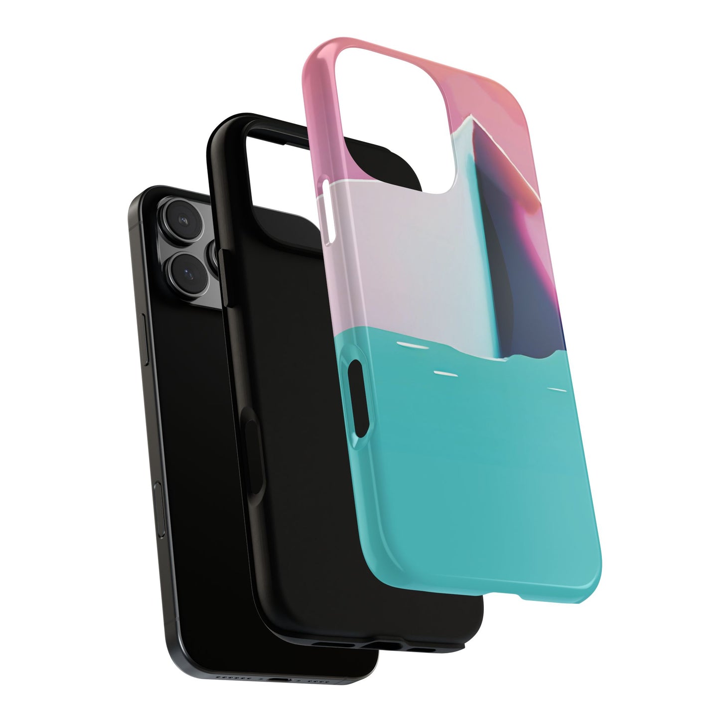 Trendy Phone Case - Abstract Iceberg Design, Phone Cover, Gift for Her, Unique Tech Accessory, Cool Aesthetic
