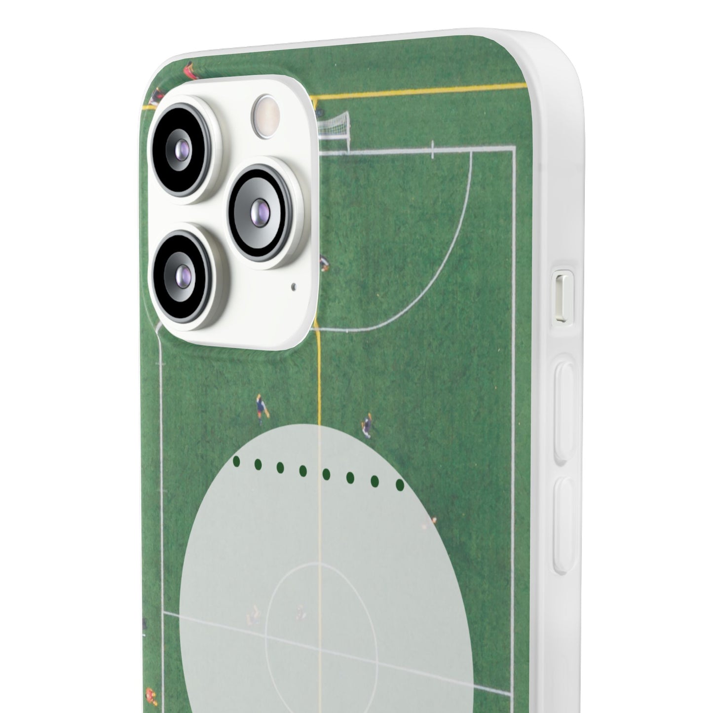Soccer Field Phone Cases, Sporty Flexi Cases for Sports Lovers, Gift for Athletes, Unique Phone Cover, Perfect for Game Day