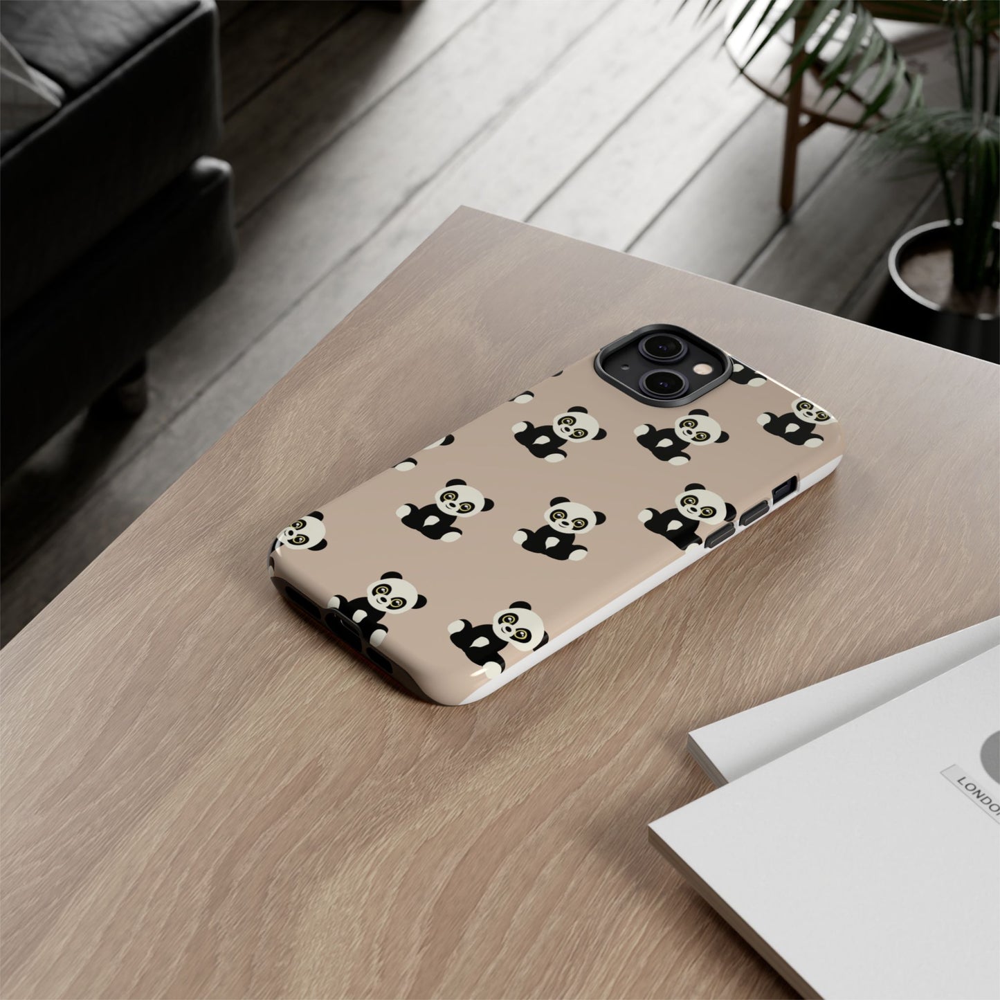 Panda Phone Case, Cute Phone Cover, Animal Print Case, Tough Phone Protector, Gift for Animal Lovers, Kawaii Aesthetic