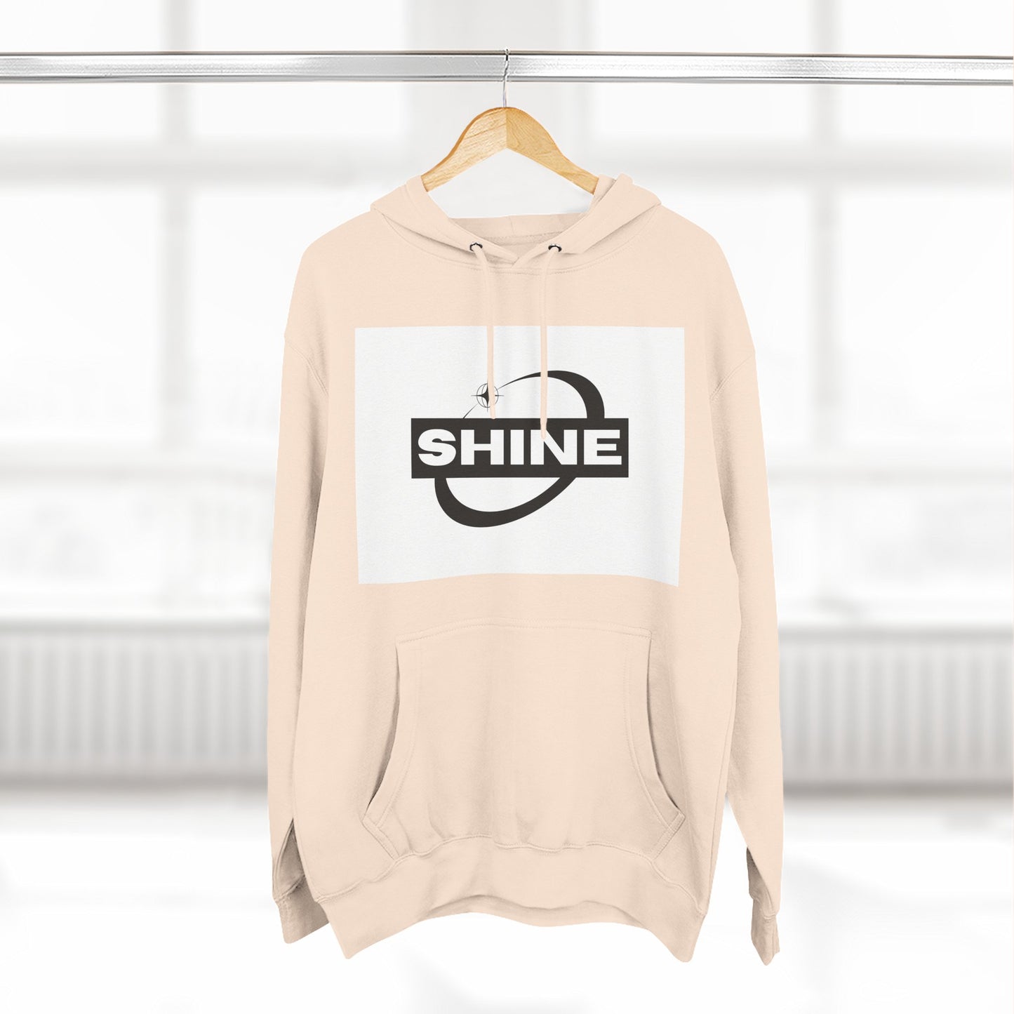 Shine & Aspire Fleece Hoodie - Cozy Sweatshirt for Inspiration, Perfect for Gifts, Winter Wear, Motivational Apparel, Casual Style