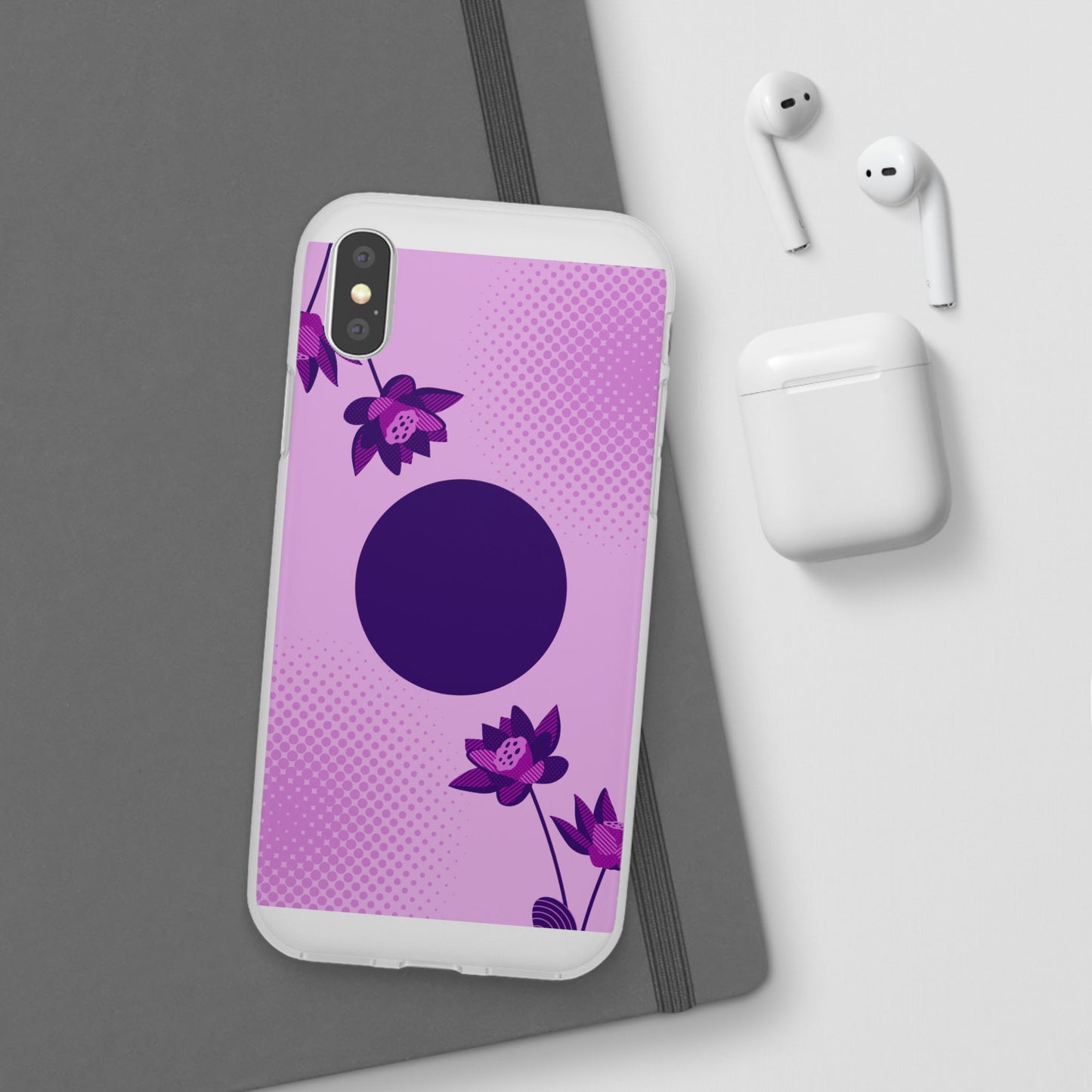 Stylish Floral Flexi Cases for Phone, Cute Phone Cover, Trendy Cell Phone Protection, Gift for Her, Birthday Party Accessory