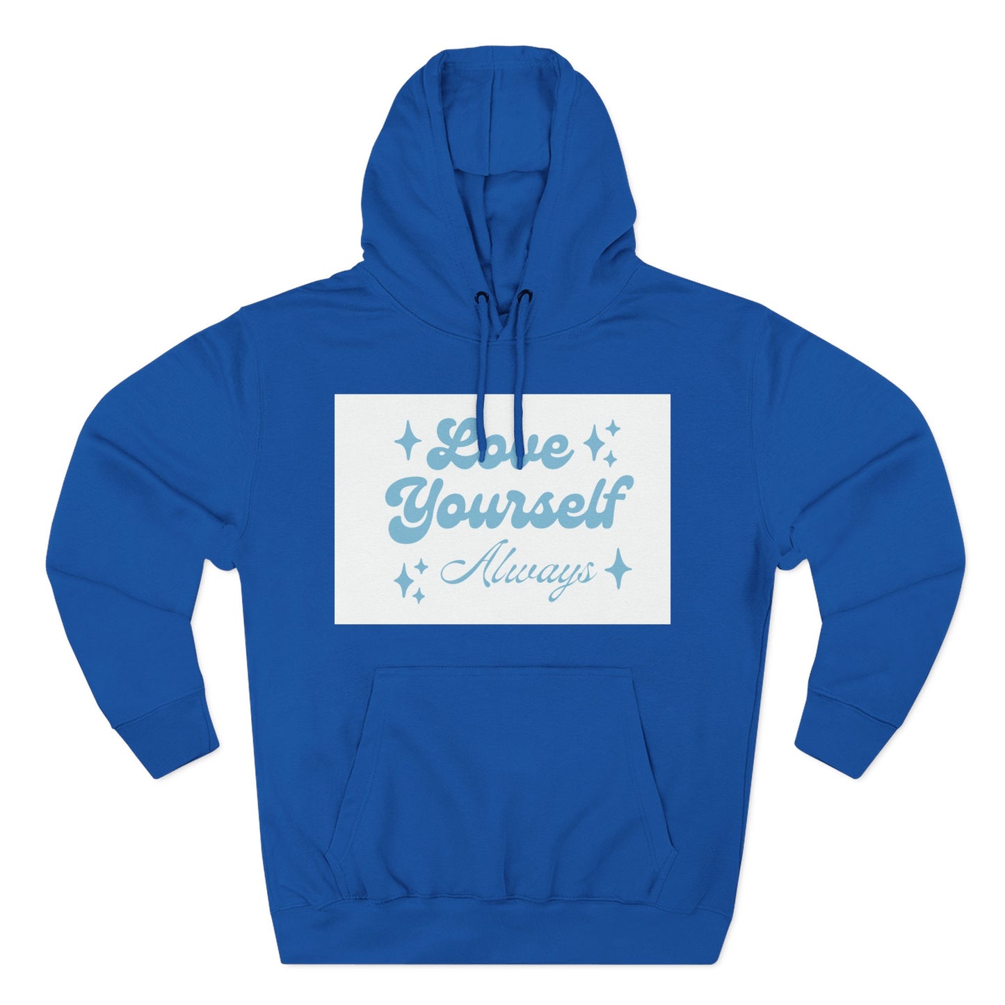 Love Yourself Fleece Hoodie | Cozy Self-Care Sweatshirt | Inspirational Apparel | Motivational Gift | Positive Vibes Hoodie