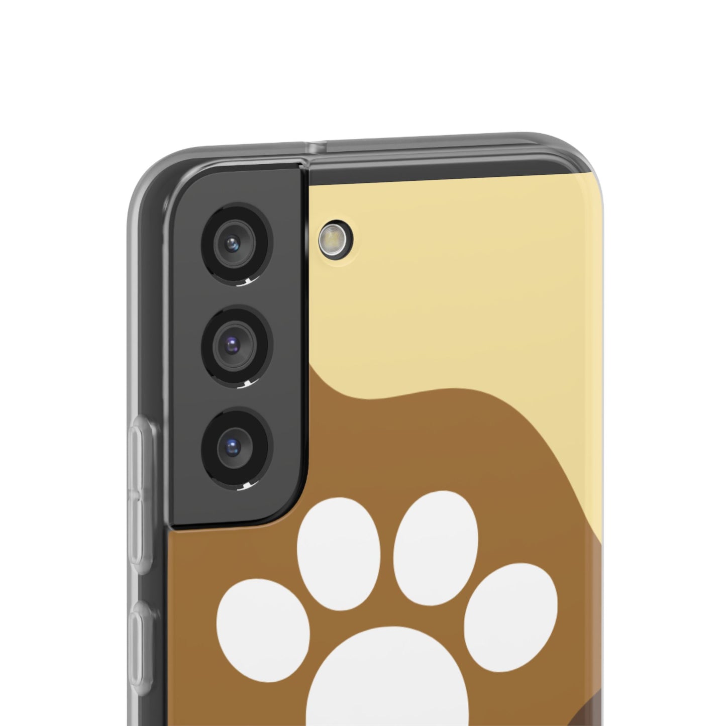 Pet Lover's Flexi Case, Cute Dog Paw Phone Cover, Animal Lover Gift, Dog Mom Accessory, Unique Pet Design Case