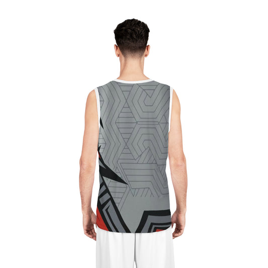 Bold Graphic Basketball Jersey for Sports Lovers, Gym Wear, Team Spirit, Casual Style, Gifts for Athletes