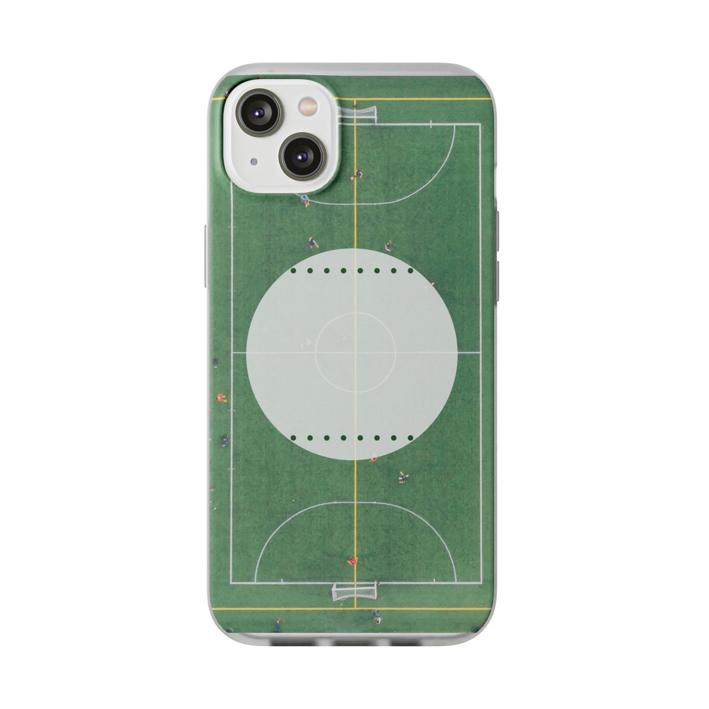 Soccer Field Phone Cases, Sporty Flexi Cases for Sports Lovers, Gift for Athletes, Unique Phone Cover, Perfect for Game Day