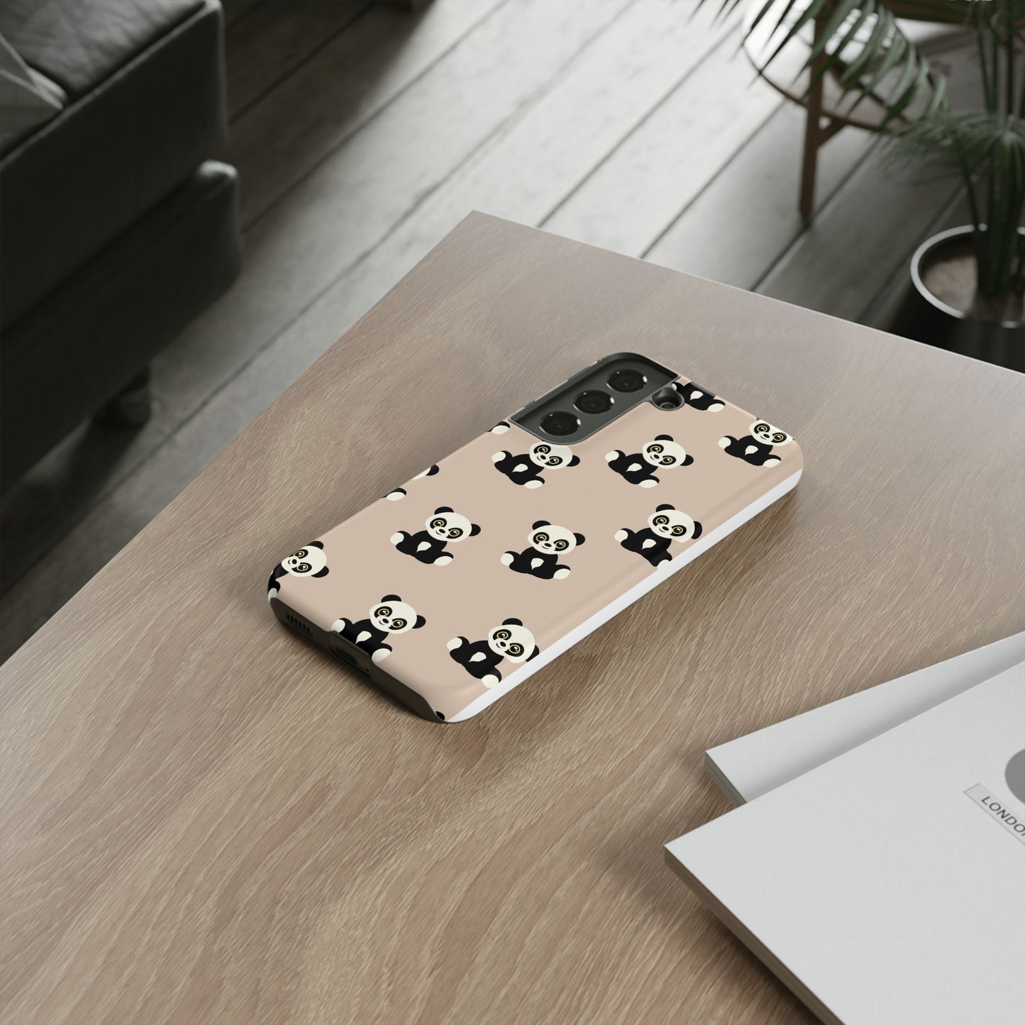 Panda Phone Case, Cute Phone Cover, Animal Print Case, Tough Phone Protector, Gift for Animal Lovers, Kawaii Aesthetic