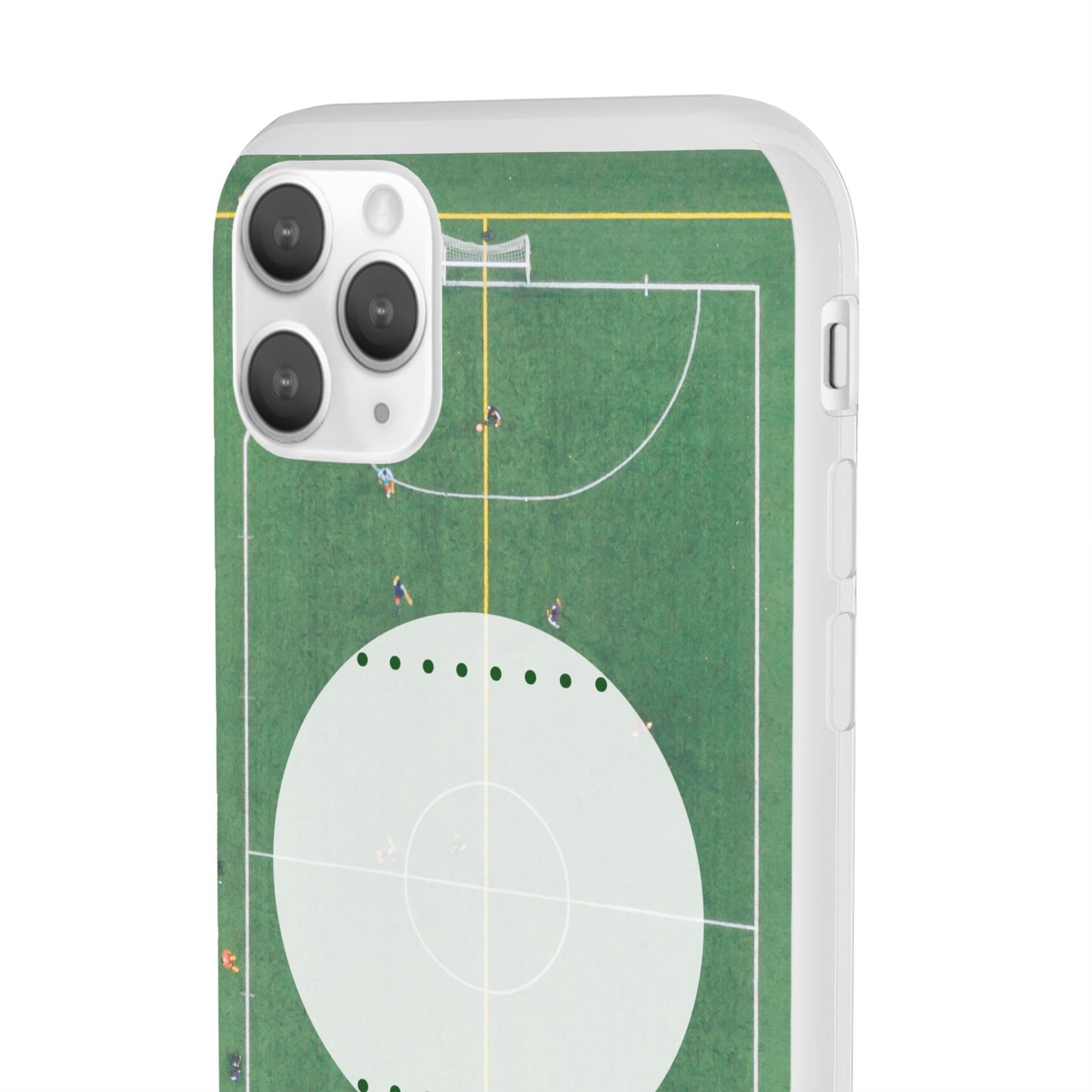 Soccer Field Phone Cases, Sporty Flexi Cases for Sports Lovers, Gift for Athletes, Unique Phone Cover, Perfect for Game Day