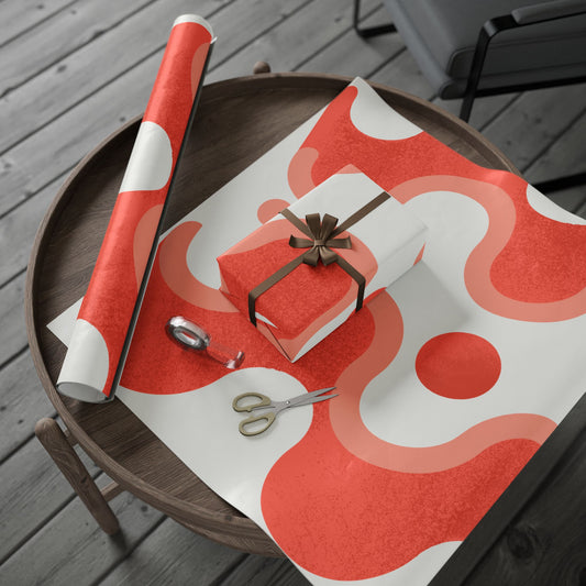 Vibrant Wrapping Paper Roll - Modern Gift Wrap for Birthdays, Holidays, Special Occasions, Kids Parties, Eco-Friendly