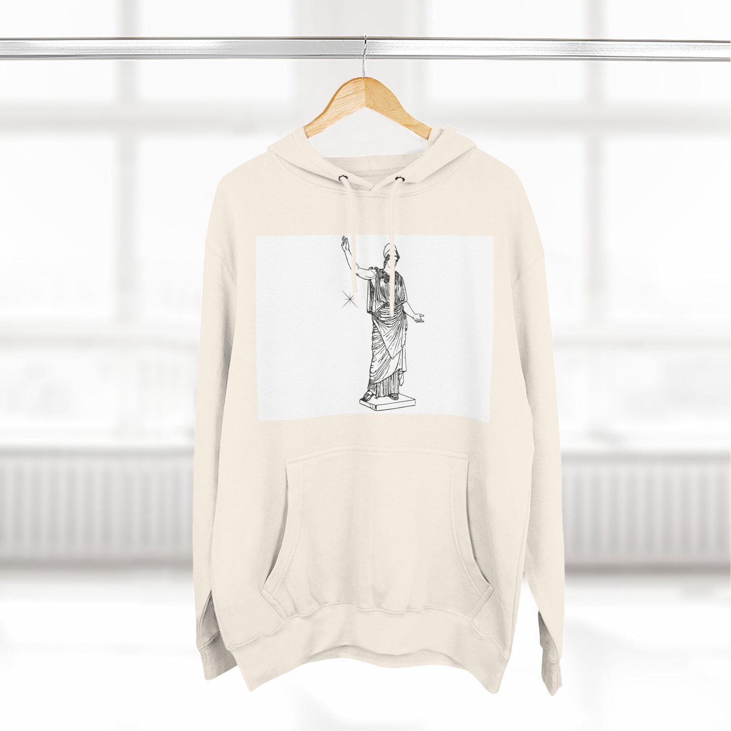 Artistic Fleece Hoodie - Cozy Streetwear for Creative Souls | Gift for Artists, Fashion Lovers, Stylish Comfort
