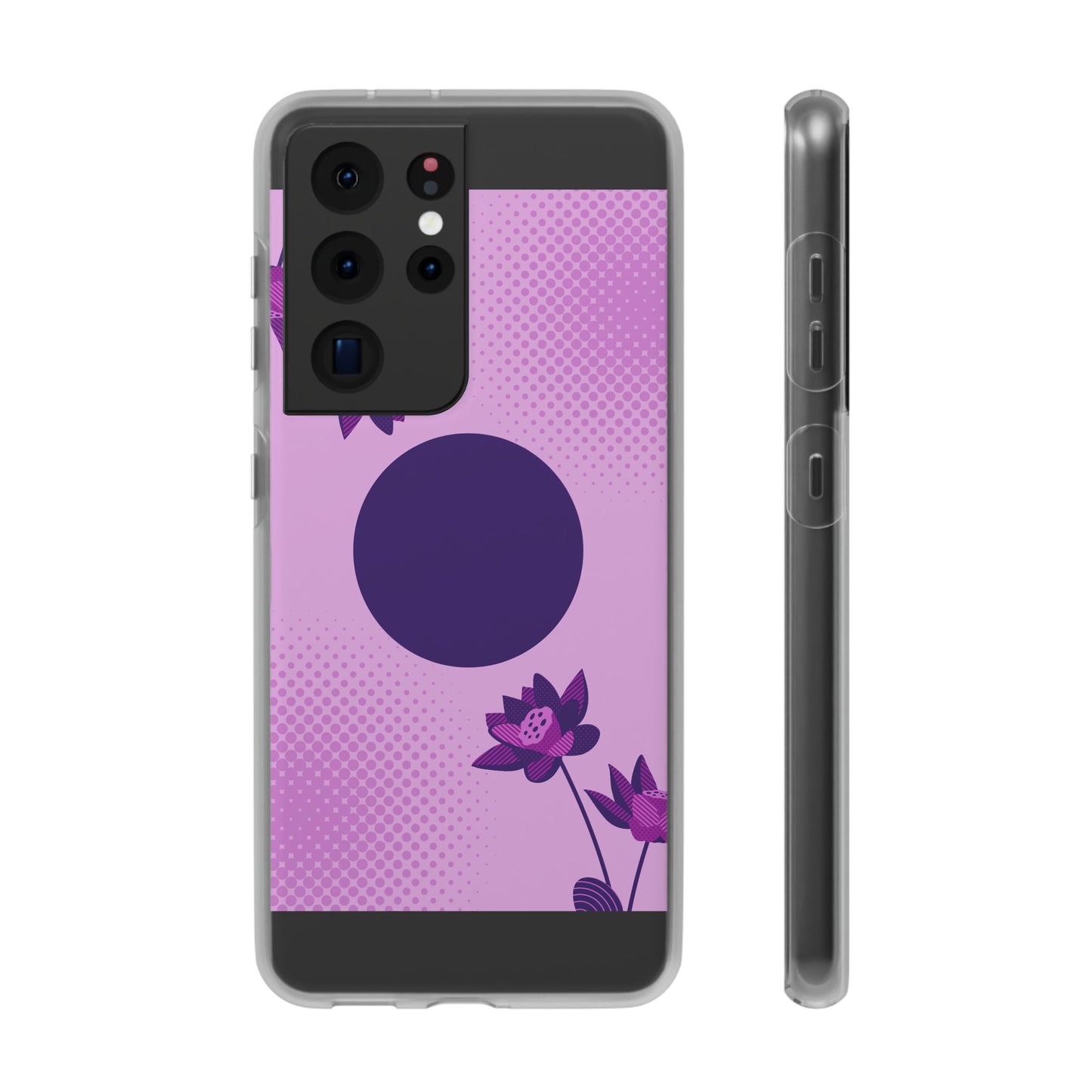 Stylish Floral Flexi Cases for Phone, Cute Phone Cover, Trendy Cell Phone Protection, Gift for Her, Birthday Party Accessory