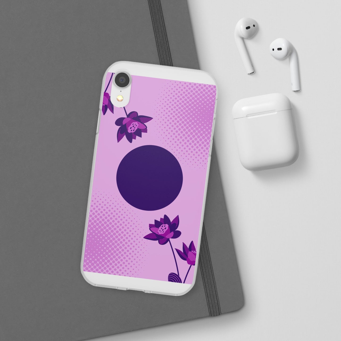 Stylish Floral Flexi Cases for Phone, Cute Phone Cover, Trendy Cell Phone Protection, Gift for Her, Birthday Party Accessory
