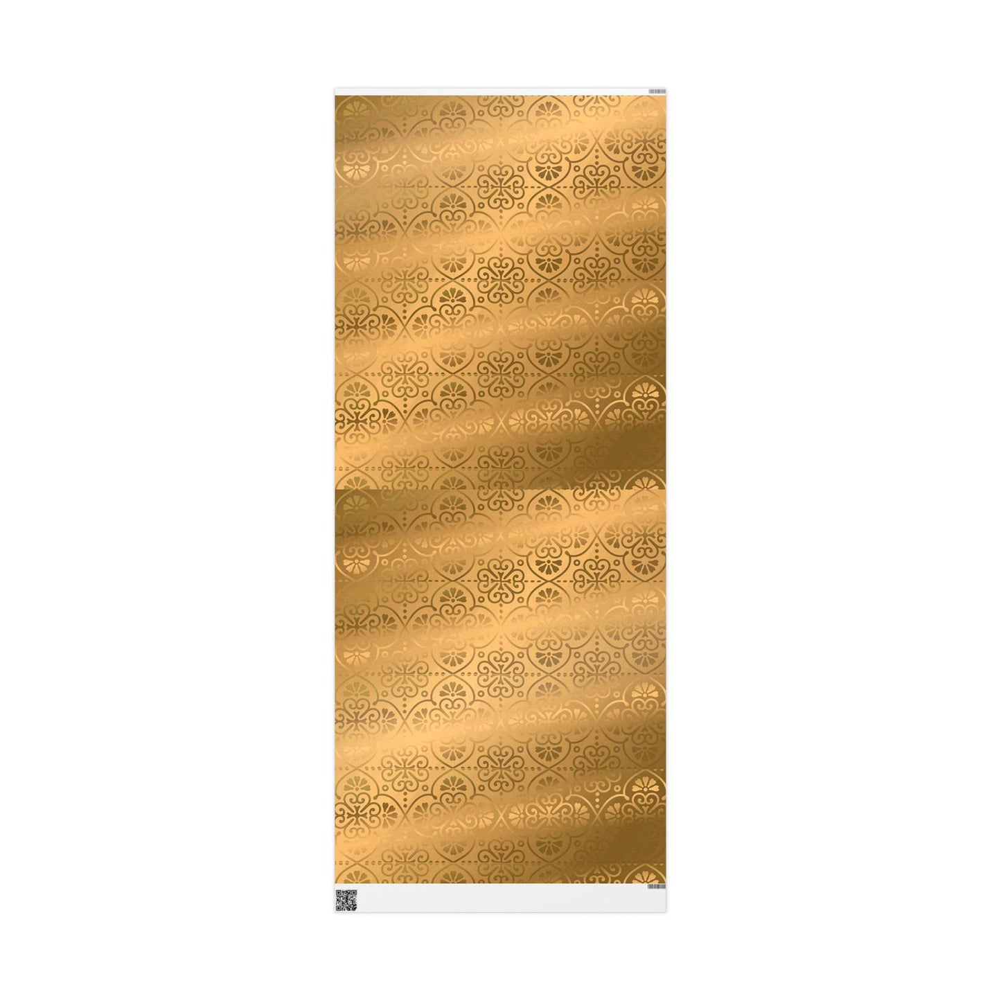 Gold Elegant Wrapping Paper, Gift Wrap for All Occasions, Gold Foil Striped Design, Birthday, Wedding, Christmas, Holiday Gifts