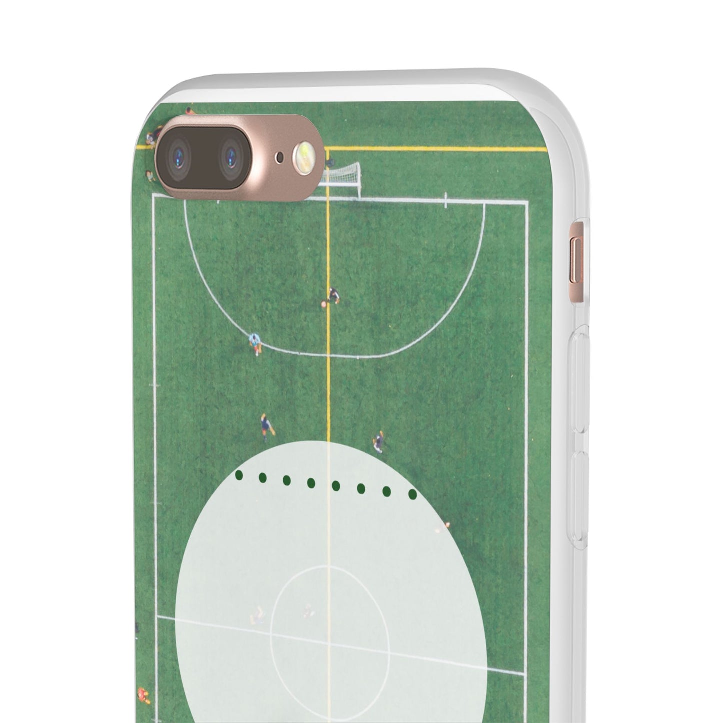 Soccer Field Phone Cases, Sporty Flexi Cases for Sports Lovers, Gift for Athletes, Unique Phone Cover, Perfect for Game Day