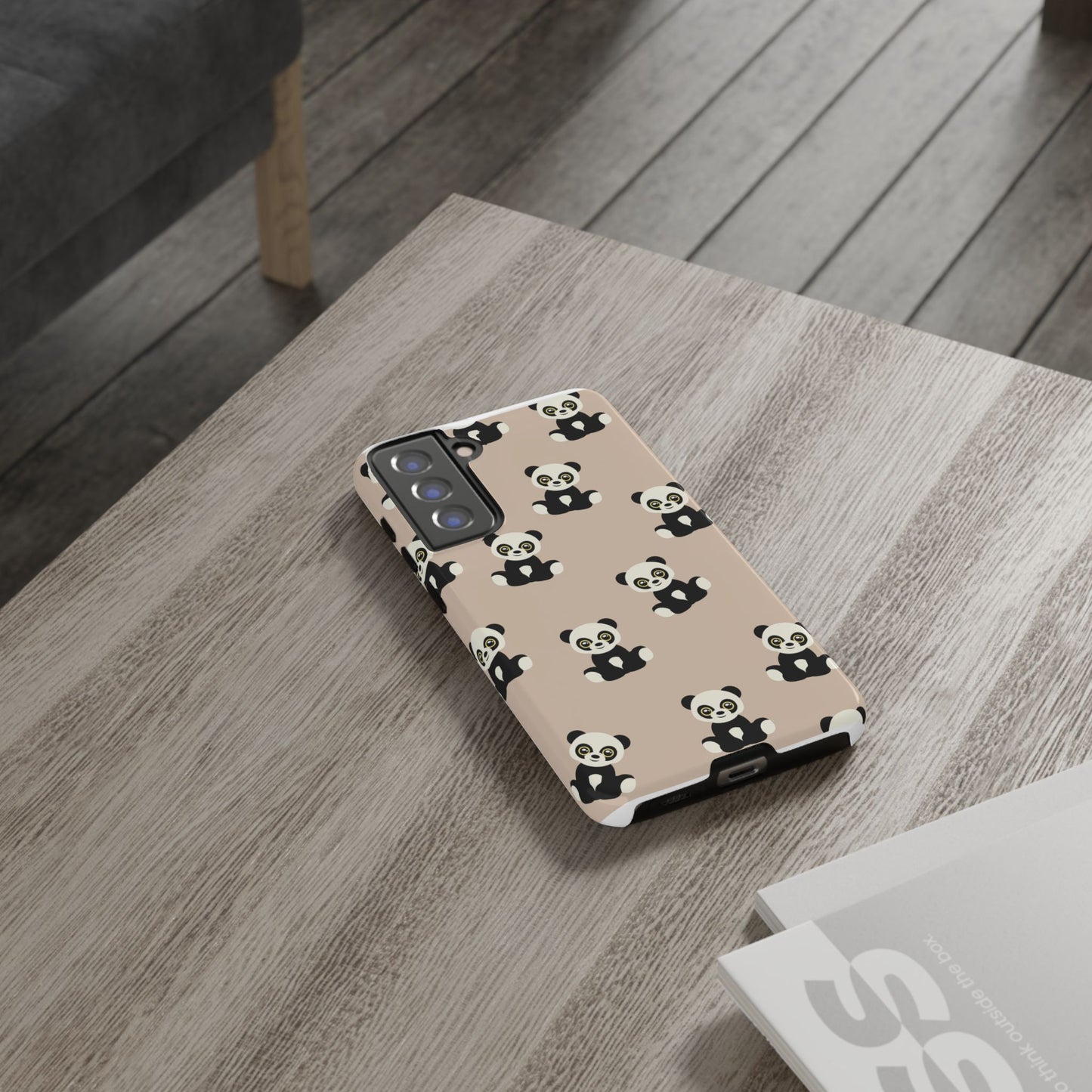 Panda Phone Case, Cute Phone Cover, Animal Print Case, Tough Phone Protector, Gift for Animal Lovers, Kawaii Aesthetic