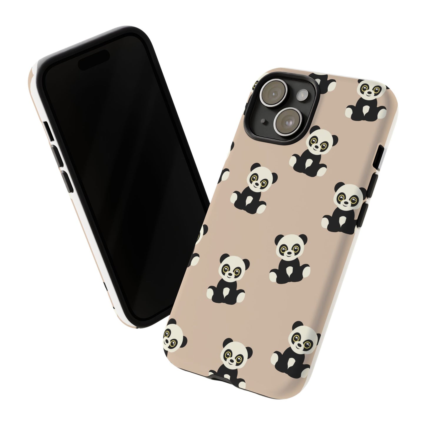 Panda Phone Case, Cute Phone Cover, Animal Print Case, Tough Phone Protector, Gift for Animal Lovers, Kawaii Aesthetic