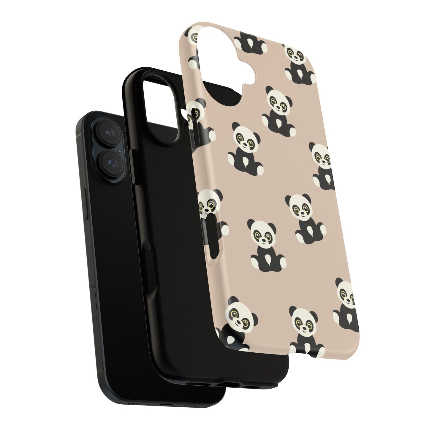 Panda Phone Case, Cute Phone Cover, Animal Print Case, Tough Phone Protector, Gift for Animal Lovers, Kawaii Aesthetic