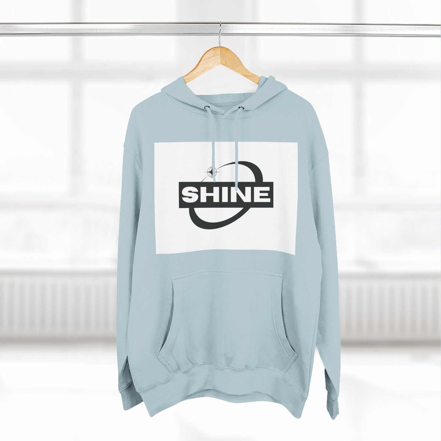 Shine & Aspire Fleece Hoodie - Cozy Sweatshirt for Inspiration, Perfect for Gifts, Winter Wear, Motivational Apparel, Casual Style