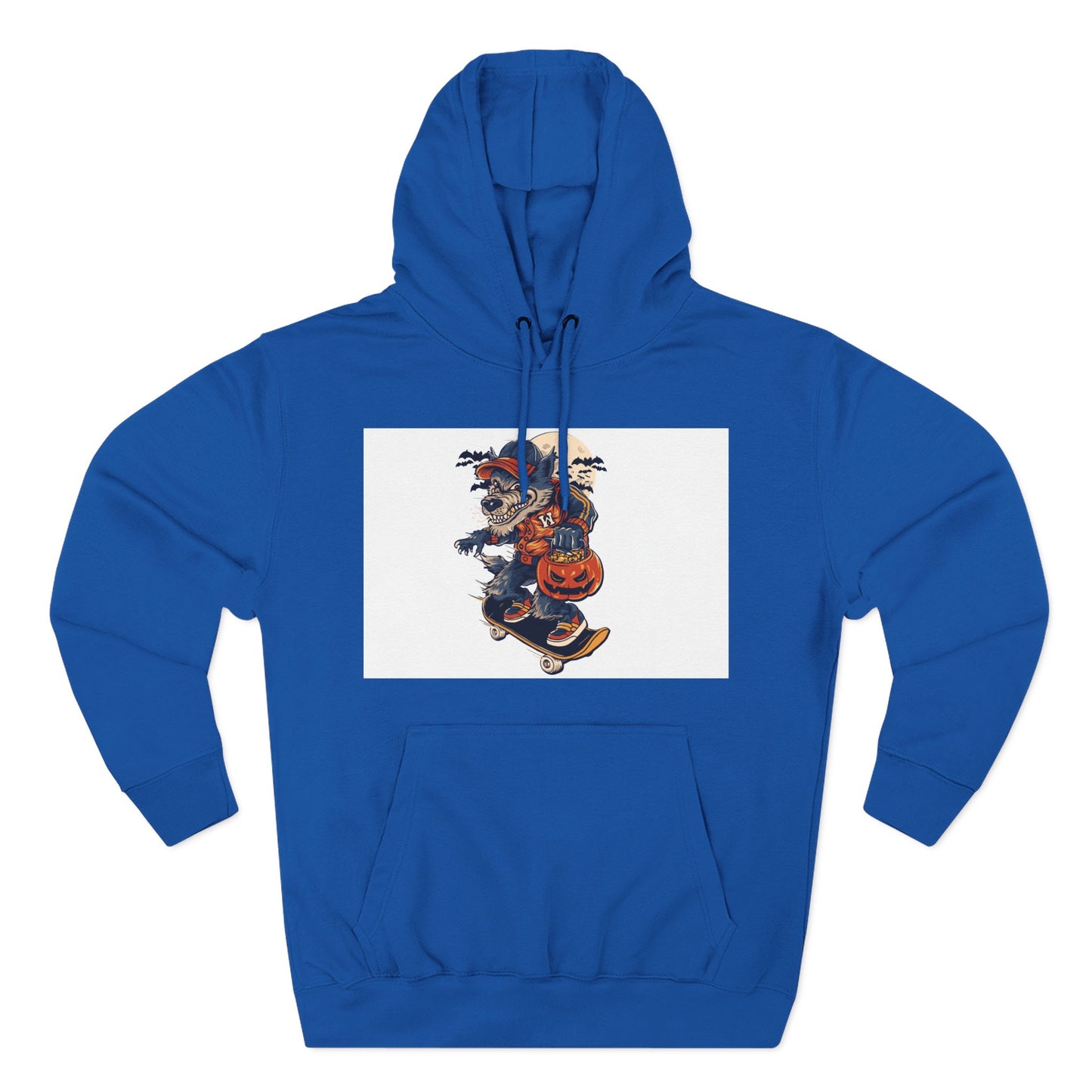 Fleece Hoodie with Halloween Design, Cozy Sweatshirt, Fall Fashion, Gift for Her, Casual Layering