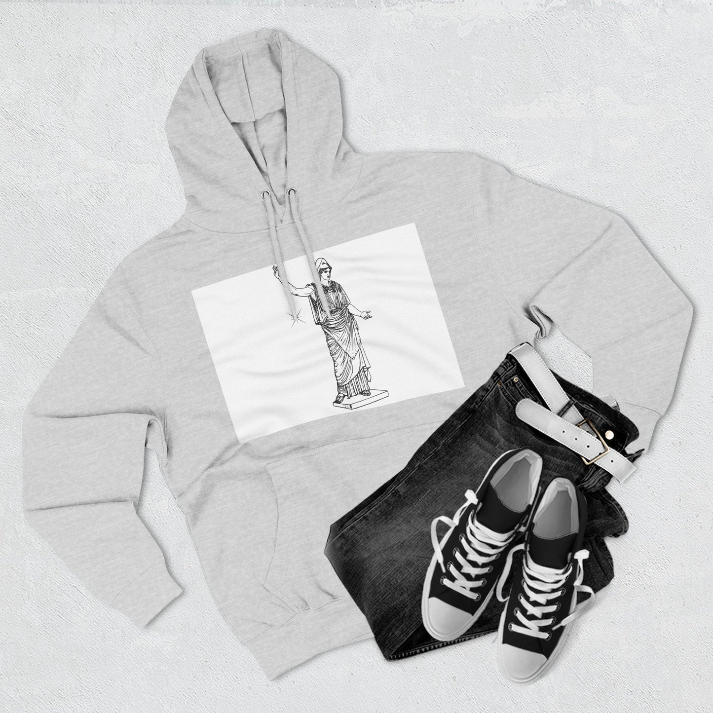 Artistic Fleece Hoodie - Cozy Streetwear for Creative Souls | Gift for Artists, Fashion Lovers, Stylish Comfort
