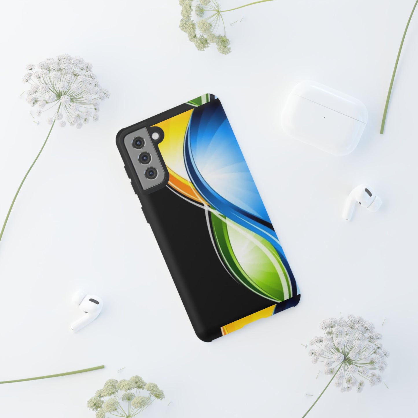 Vibrant Phone Cases, Tough Phone Covers for Daily Use, Unique Tech Accessories, Gifts for Tech Lovers, Colorful Protective Cases