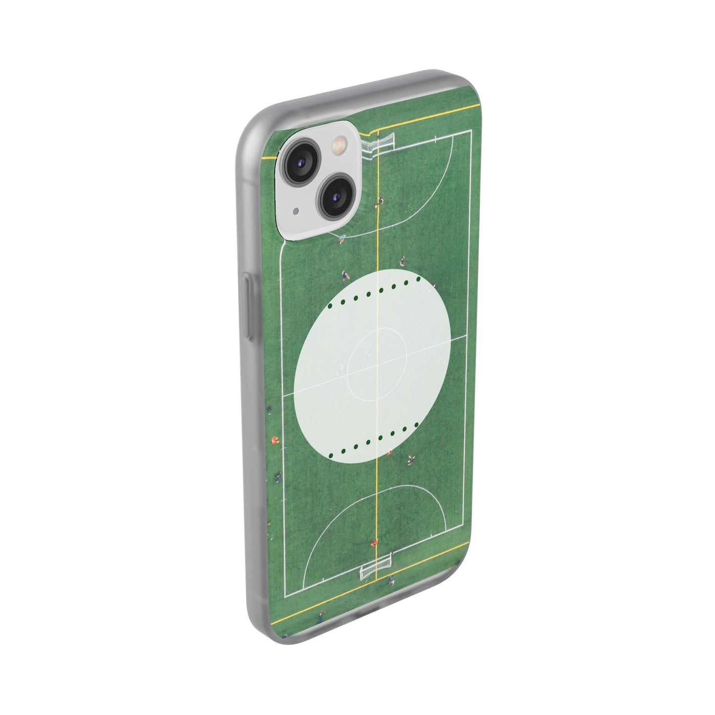 Soccer Field Phone Cases, Sporty Flexi Cases for Sports Lovers, Gift for Athletes, Unique Phone Cover, Perfect for Game Day