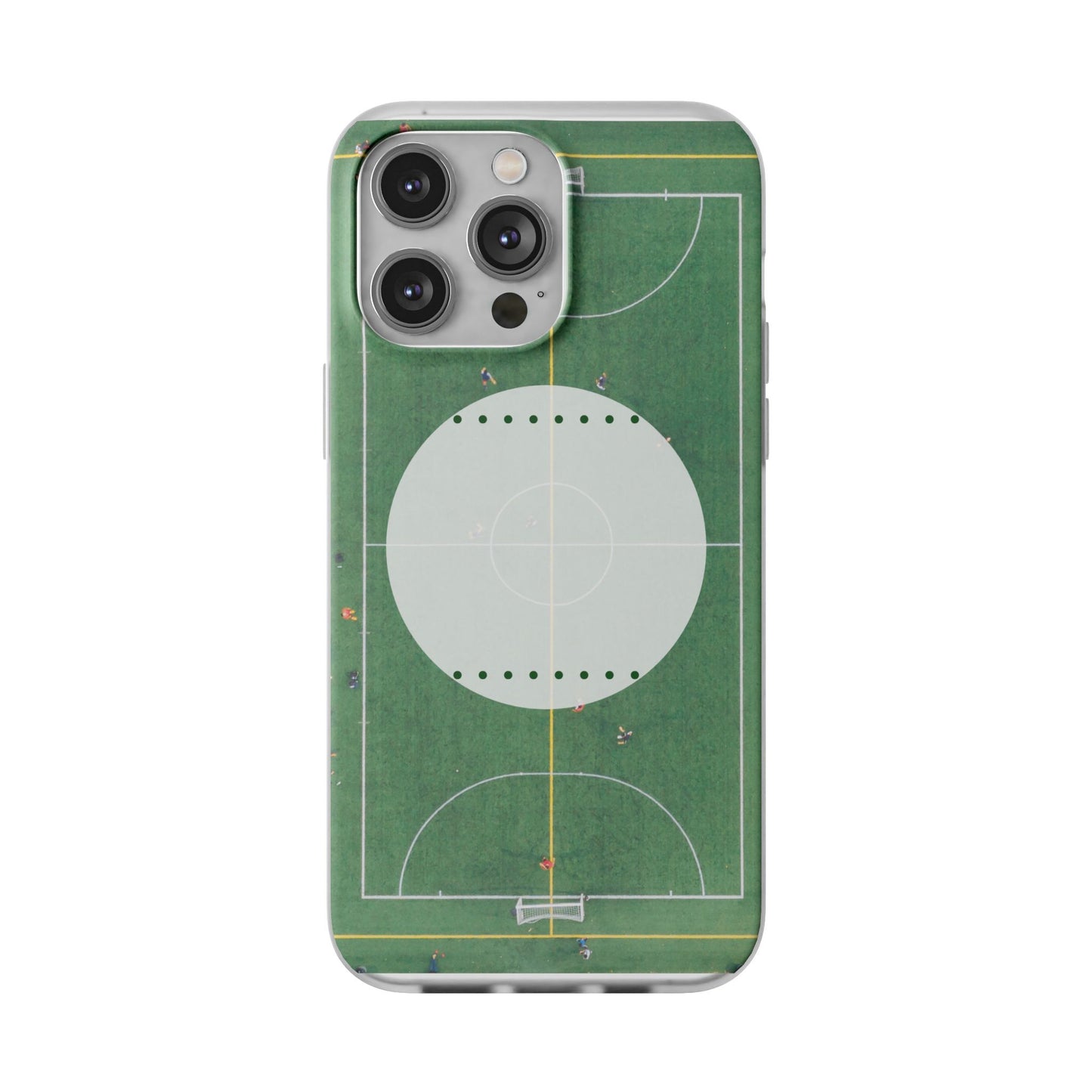 Soccer Field Phone Cases, Sporty Flexi Cases for Sports Lovers, Gift for Athletes, Unique Phone Cover, Perfect for Game Day