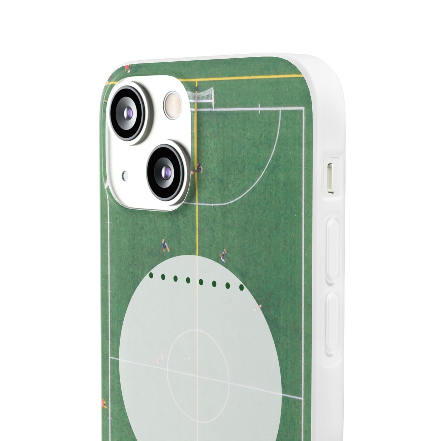 Soccer Field Phone Cases, Sporty Flexi Cases for Sports Lovers, Gift for Athletes, Unique Phone Cover, Perfect for Game Day