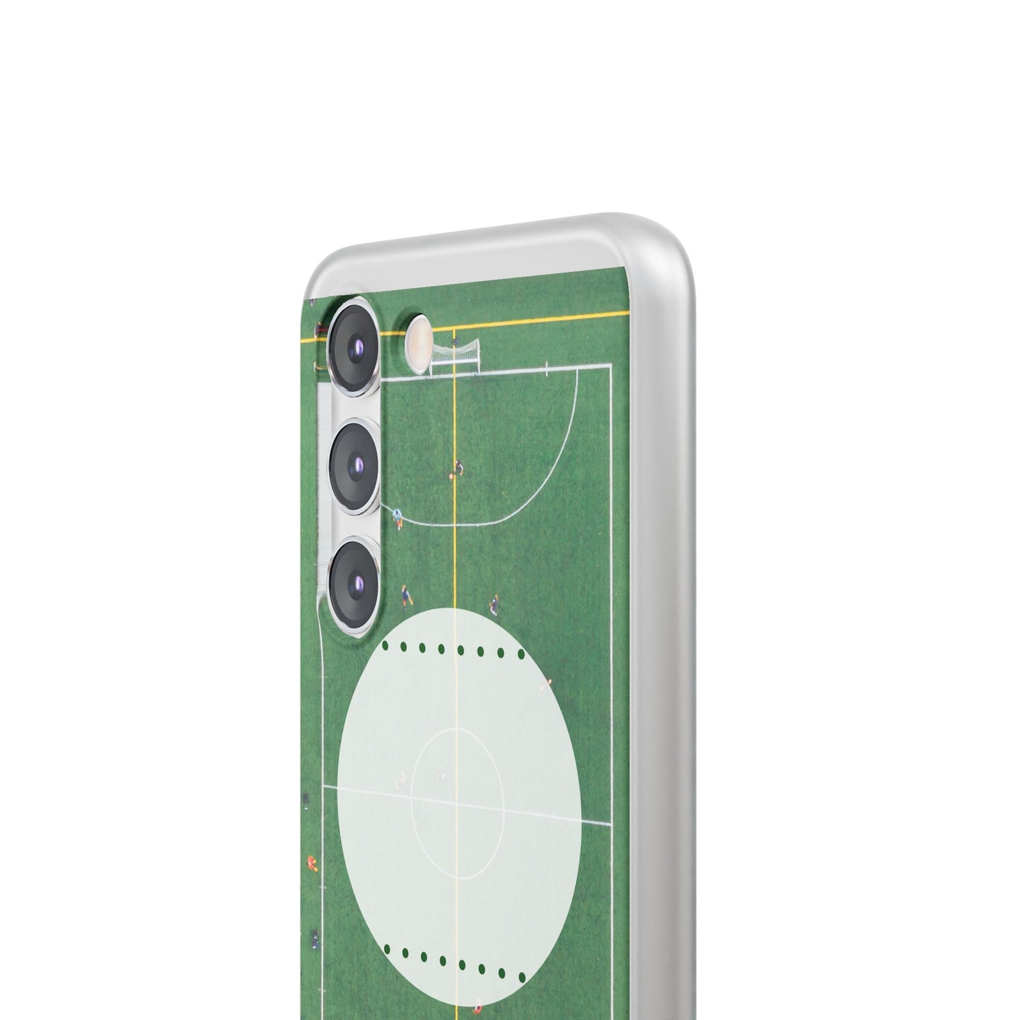 Soccer Field Phone Cases, Sporty Flexi Cases for Sports Lovers, Gift for Athletes, Unique Phone Cover, Perfect for Game Day