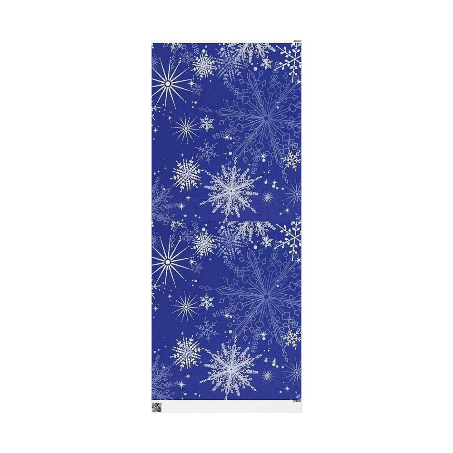 Elegant Snowflake Wrapping Paper, Christmas Gift Wrap, Holiday Party Supplies, Winter Themed Decor, Blue Snowflake Design