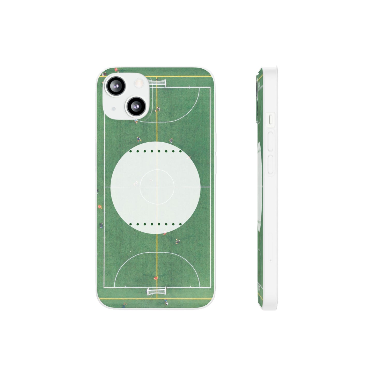 Soccer Field Phone Cases, Sporty Flexi Cases for Sports Lovers, Gift for Athletes, Unique Phone Cover, Perfect for Game Day