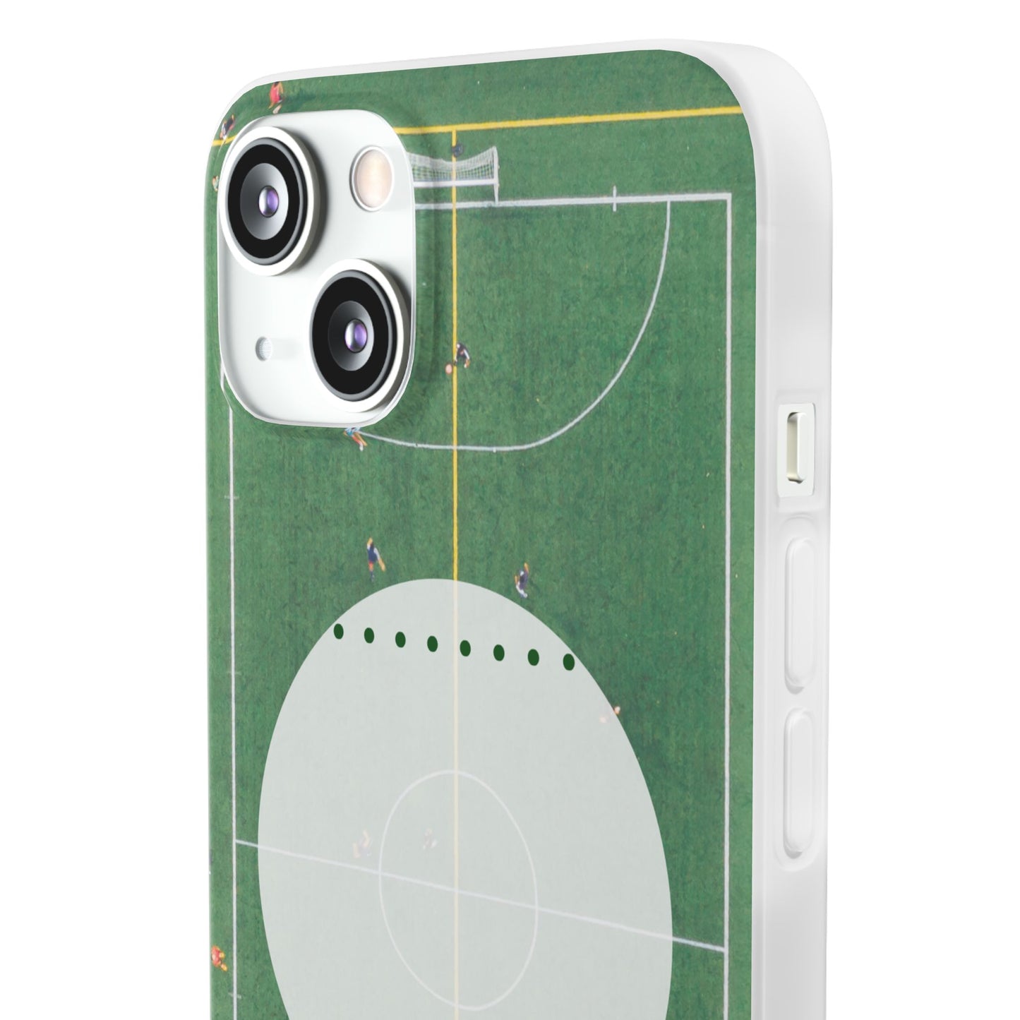 Soccer Field Phone Cases, Sporty Flexi Cases for Sports Lovers, Gift for Athletes, Unique Phone Cover, Perfect for Game Day