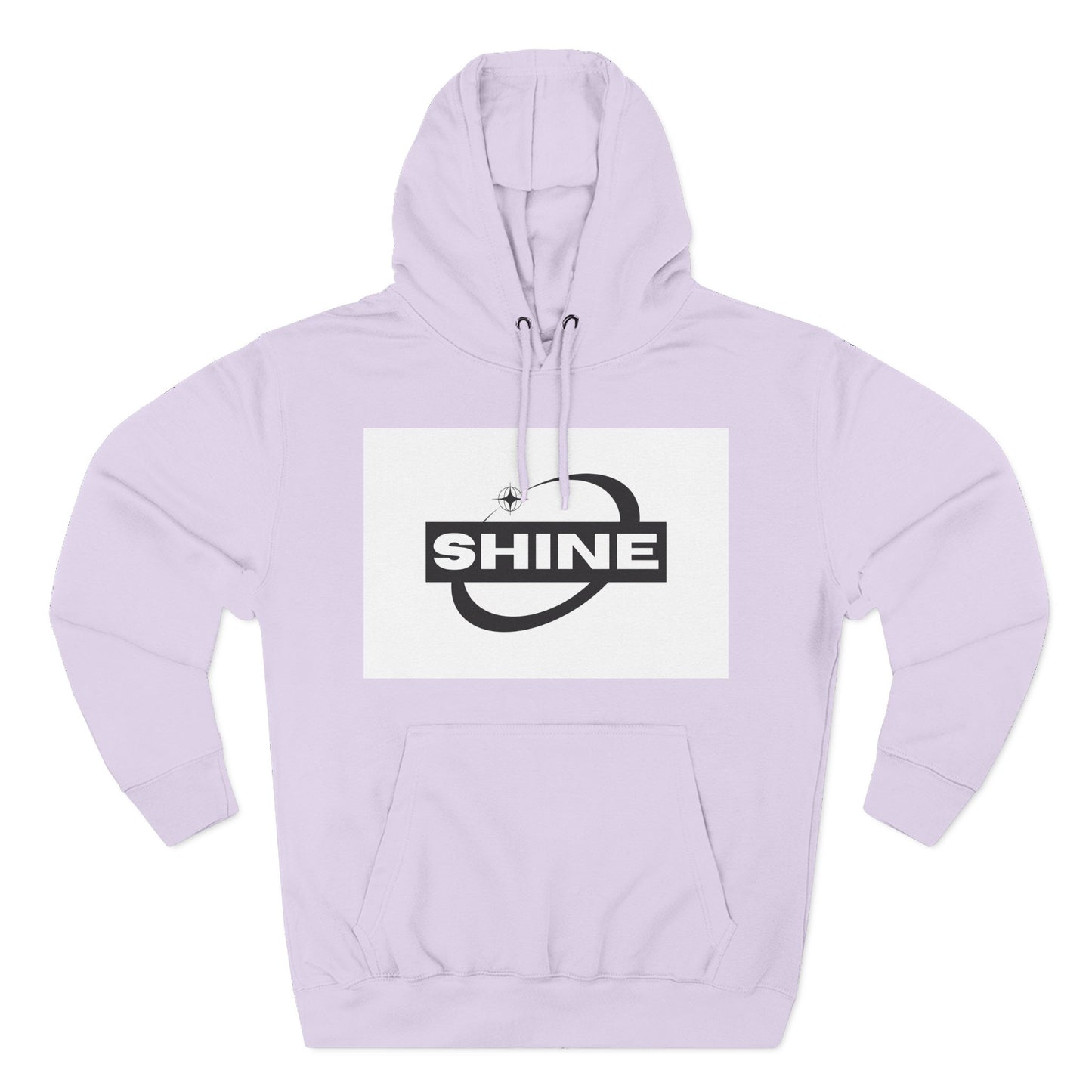 Shine & Aspire Fleece Hoodie - Cozy Sweatshirt for Inspiration, Perfect for Gifts, Winter Wear, Motivational Apparel, Casual Style
