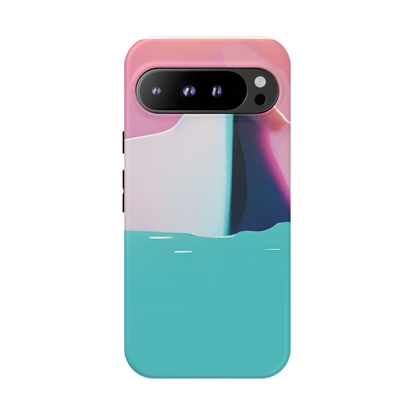 Trendy Phone Case - Abstract Iceberg Design, Phone Cover, Gift for Her, Unique Tech Accessory, Cool Aesthetic