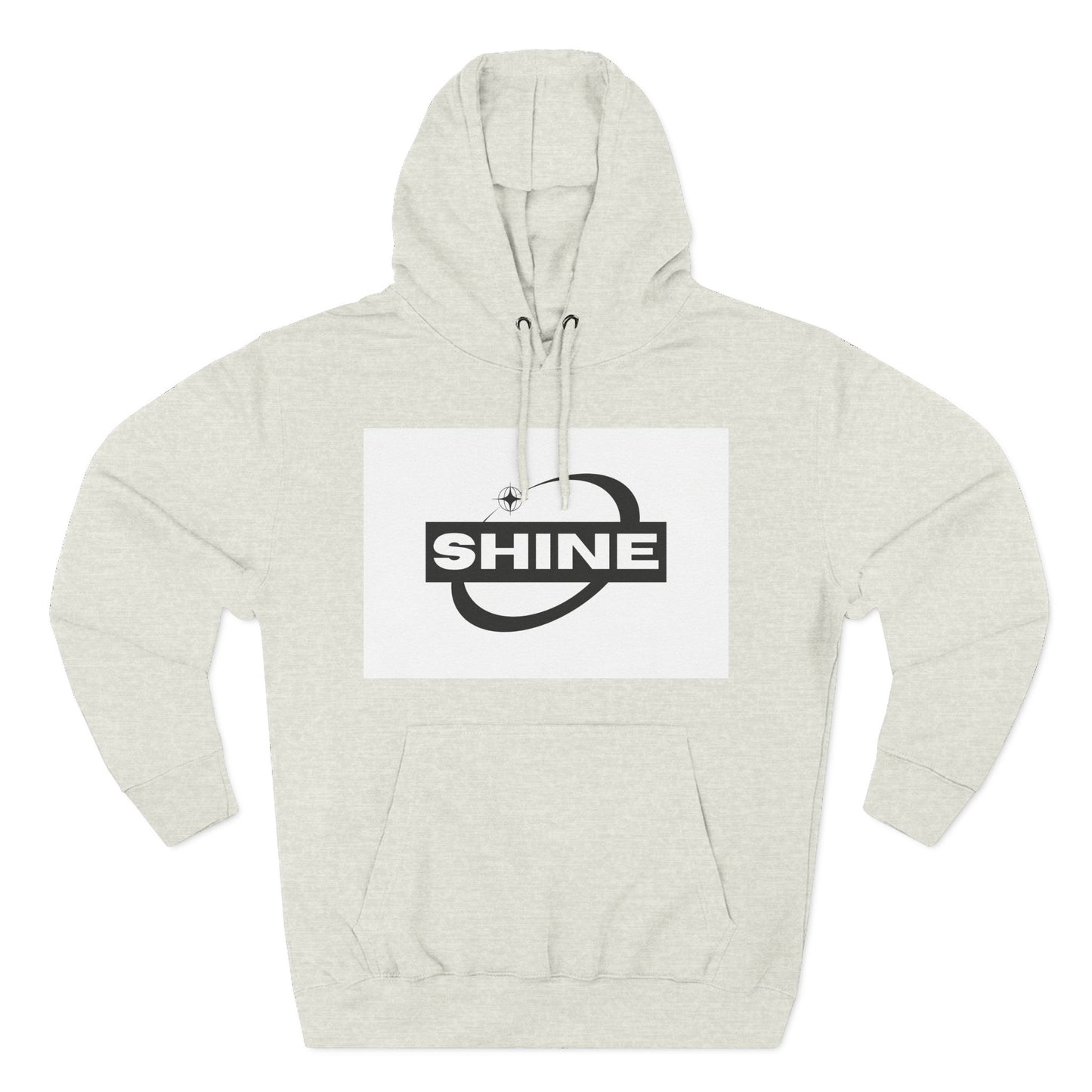 Shine & Aspire Fleece Hoodie - Cozy Sweatshirt for Inspiration, Perfect for Gifts, Winter Wear, Motivational Apparel, Casual Style
