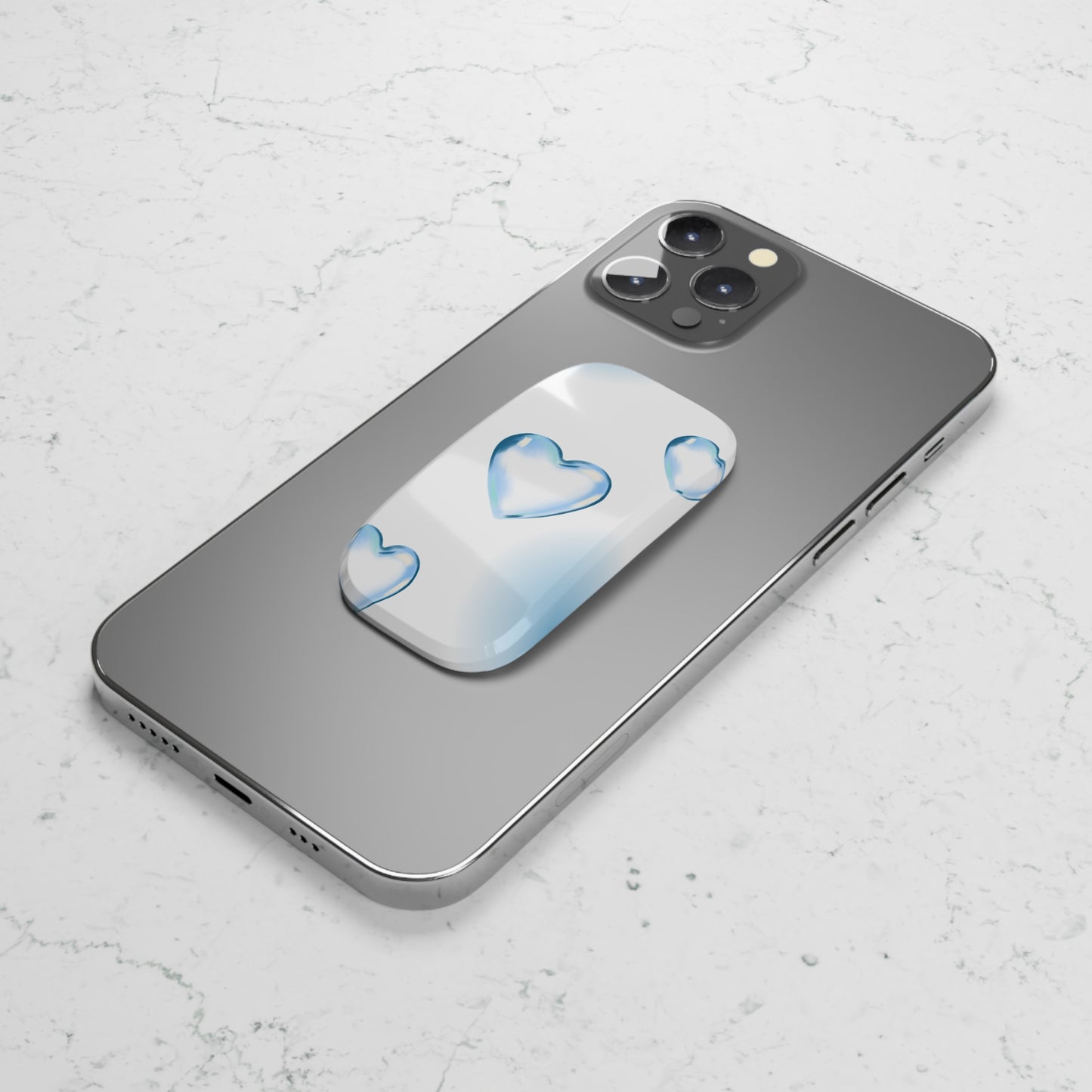 Heart-Themed Phone Grip, Cute Accessory for Teens, Adjustable Pop Socket, Ideal Gift for Friends, Trendy Phone Stand