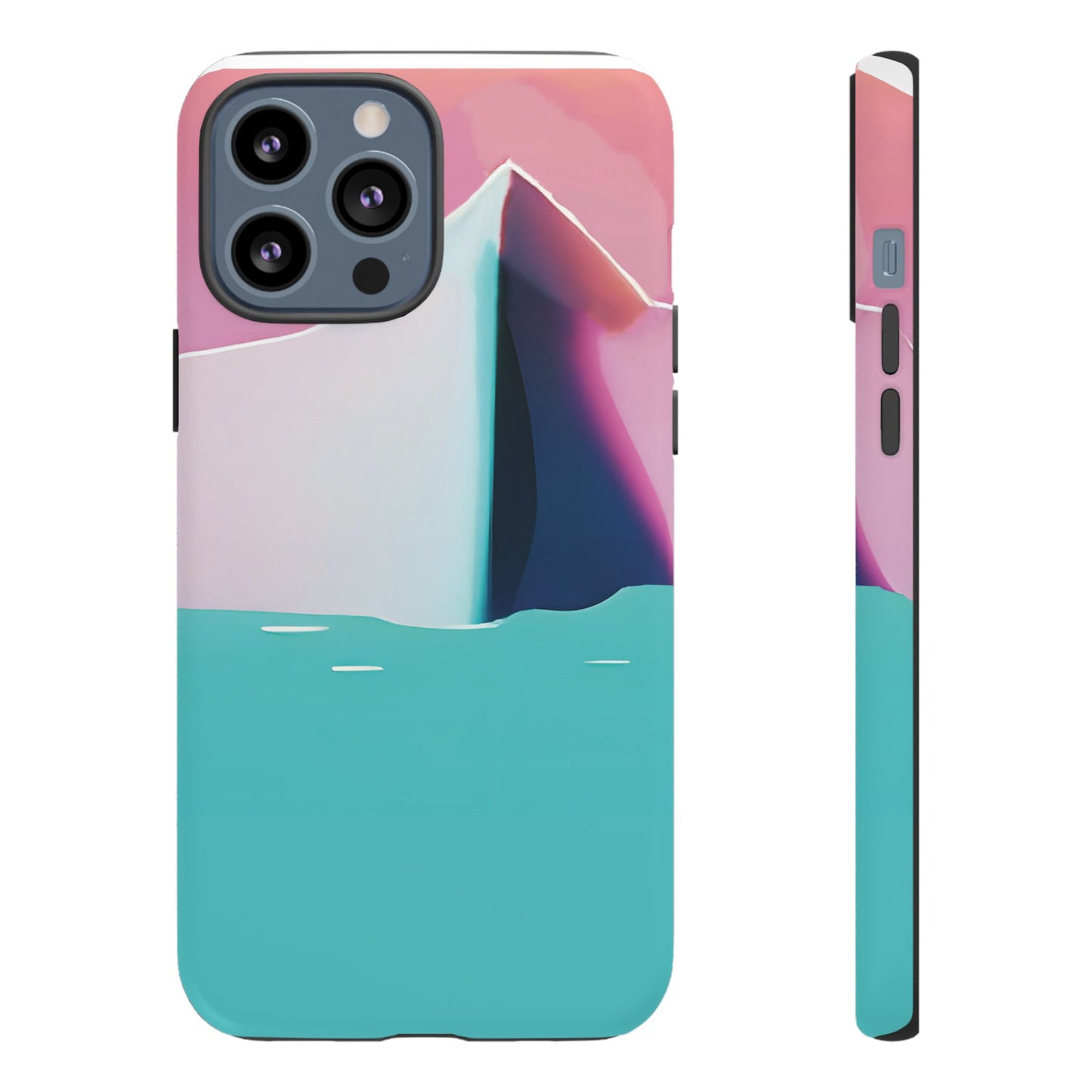 Trendy Phone Case - Abstract Iceberg Design, Phone Cover, Gift for Her, Unique Tech Accessory, Cool Aesthetic