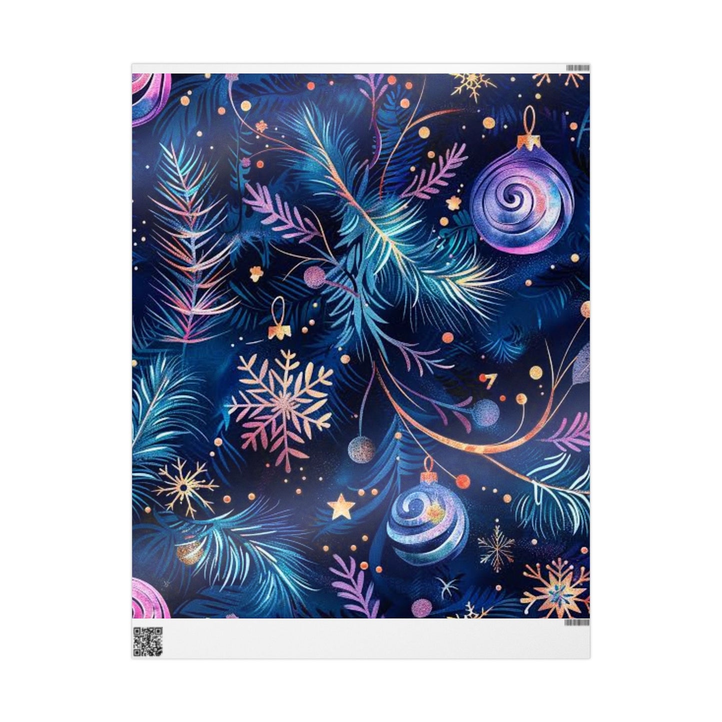 Beautifully Festive Wrapping Paper / Unique Gift Wrap for Holidays, Birthdays, Parties, Christmas, New Year Celebrations