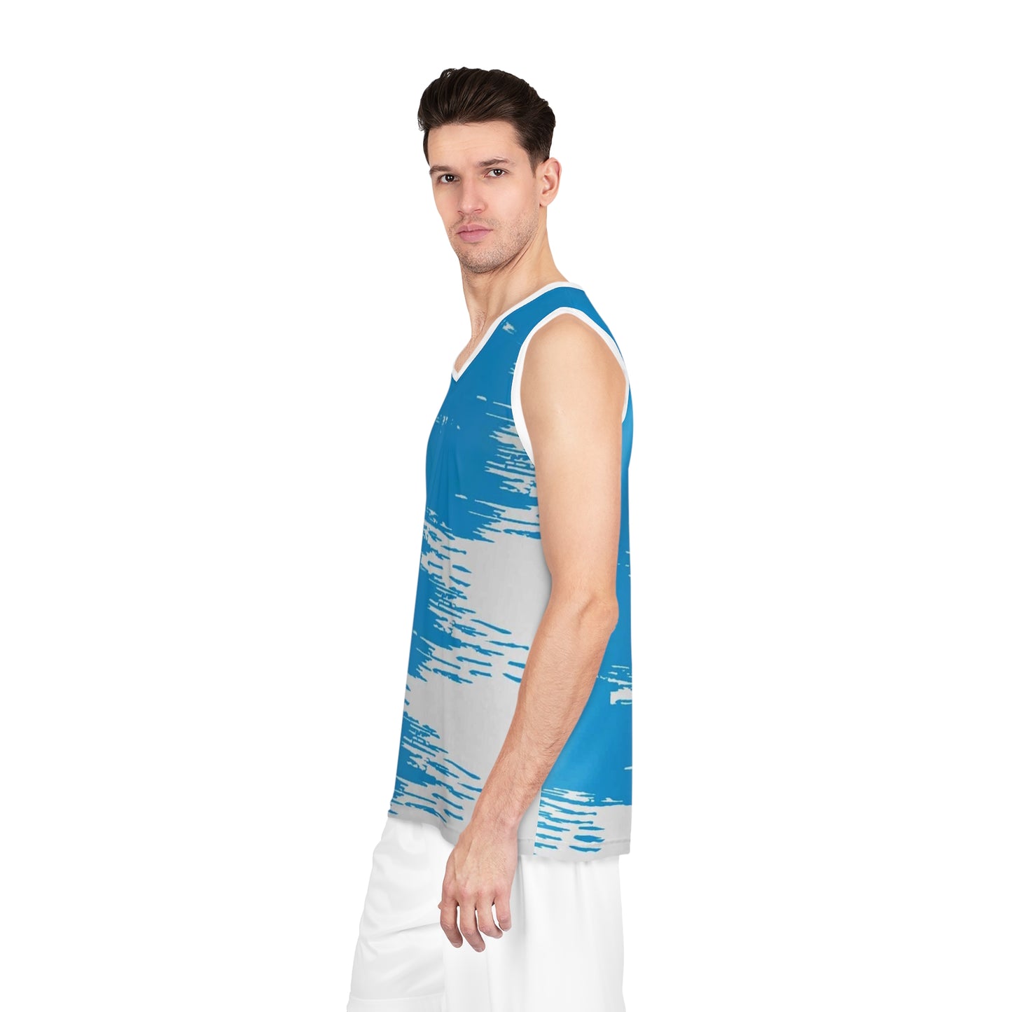 Trendy Basketball Jersey, Stylish Sportswear, Athletic Wear, Gift for Sports Fans, Casual Summer Outfit