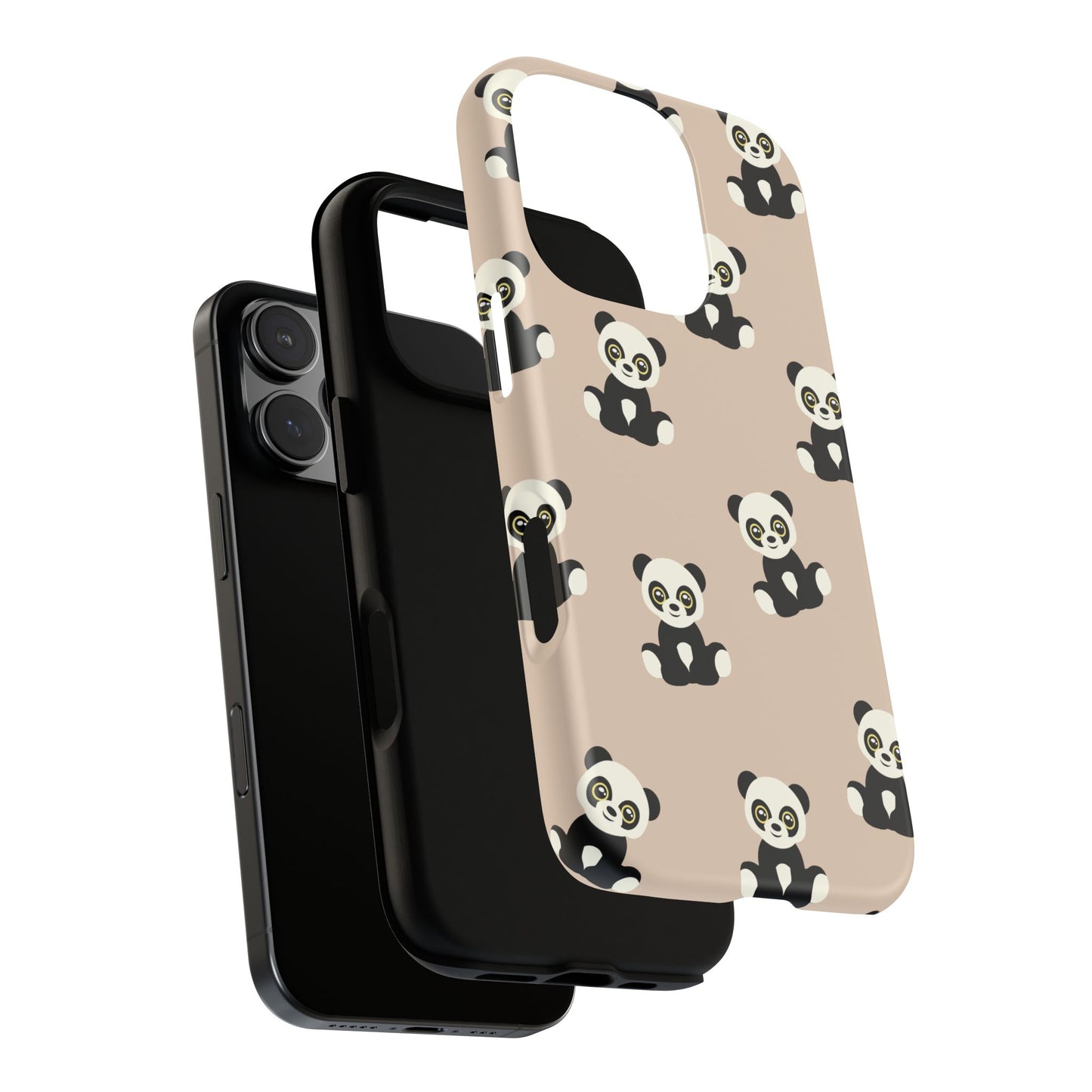 Panda Phone Case, Cute Phone Cover, Animal Print Case, Tough Phone Protector, Gift for Animal Lovers, Kawaii Aesthetic