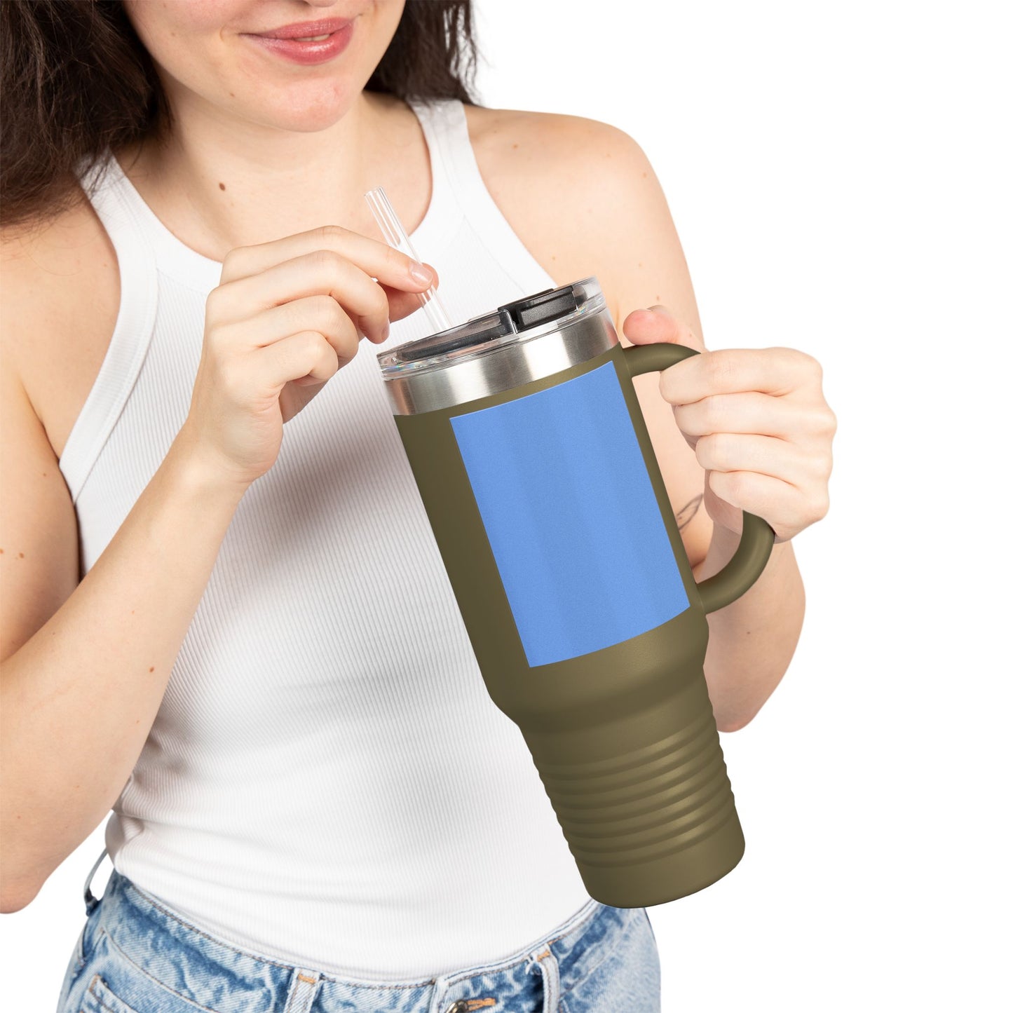 Stylish Insulated Travel Mug, Perfect for Coffee Lovers, Customizable Tumbler for On-the-Go, Gifts for Her, Eco-Friendly Drinkware