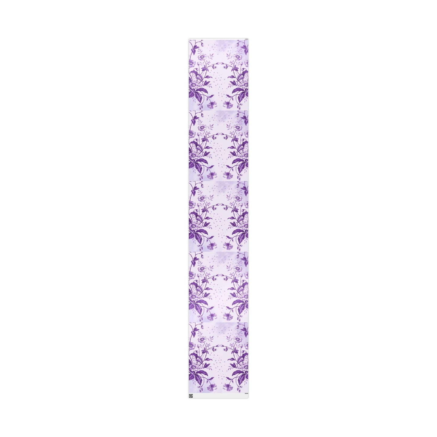 Elegant Floral Wrapping Paper, Luxury Gift Wrap, Purple Floral Design, Birthday, Wedding, Holiday Gift Wrap, Eco-friendly