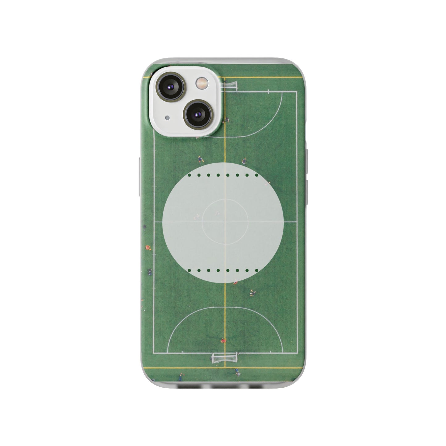 Soccer Field Phone Cases, Sporty Flexi Cases for Sports Lovers, Gift for Athletes, Unique Phone Cover, Perfect for Game Day