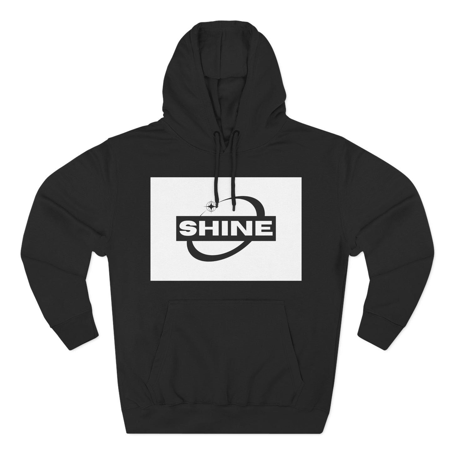 Shine & Aspire Fleece Hoodie - Cozy Sweatshirt for Inspiration, Perfect for Gifts, Winter Wear, Motivational Apparel, Casual Style