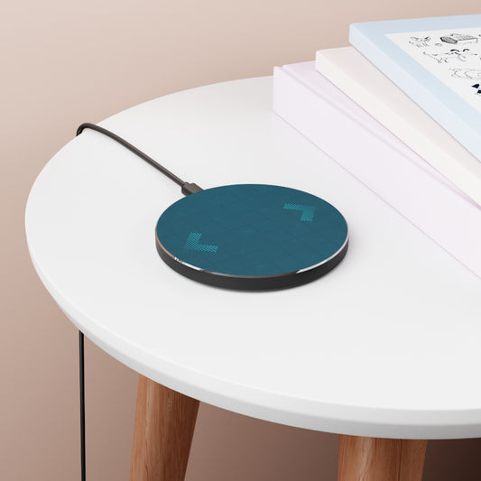 Sleek Wireless Charger, Modern Phone Docking Station, Gifts for Tech Lovers, Desk Accessories, Eco-Friendly Charging Pad